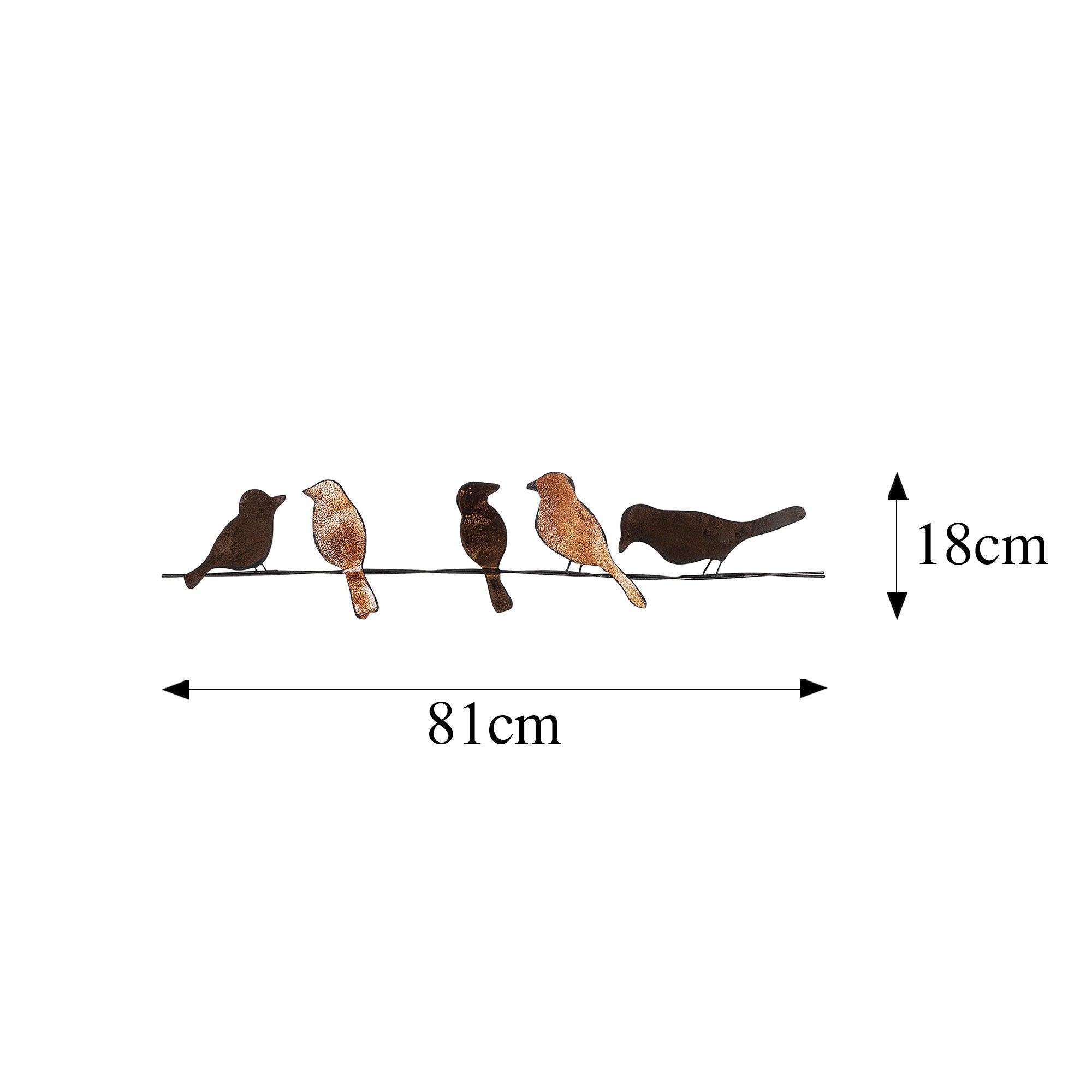 Verleihen Sie Ihrem Zuhause mit der Muhabbet Wanddeko von Wallity einen Hauch von Eleganz – ein einzigartiges, handgemaltes Metallkunstwerk für jeden Raum.