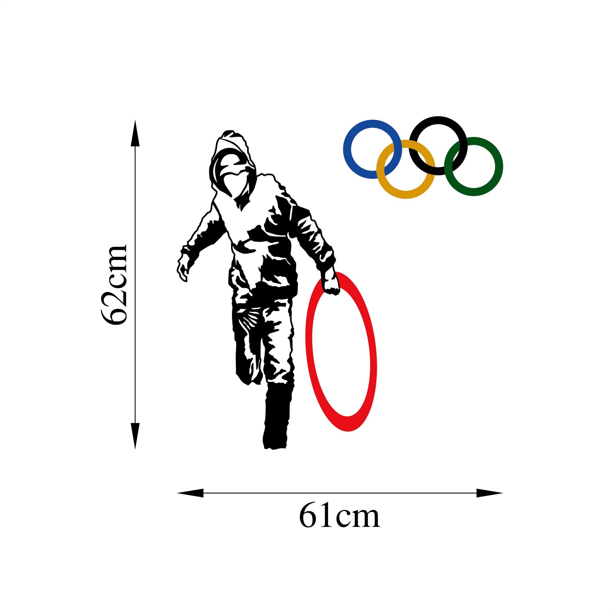 Entdecken Sie die mehrfarbige Banksy Wanddeko von Wallity – ein stilvolles Metall-Accessoire, das jedem Raum Eleganz und Charakter verleiht!