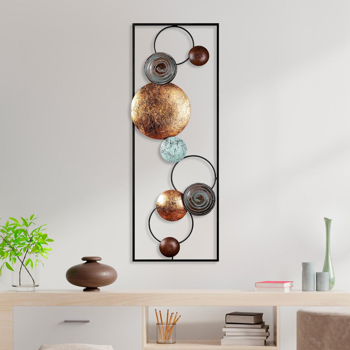 Textured Wanddeko - Mehrfarbig in Mehrfarbig präsentiert im Onlineshop von KAQTU Design AG. Wanddeko ist von Wallity