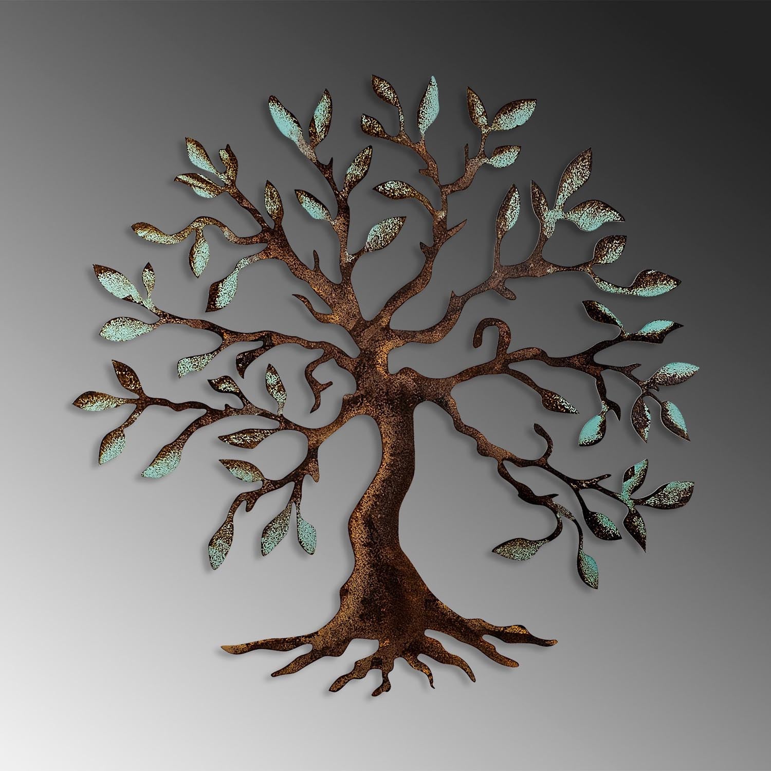 Gestalten Sie Ihr Zuhause mit der mehrfarbigen Tree Wanddeko von Wallity – ein handgefertigtes Metallkunstwerk, das Eleganz und Stil vereint!
