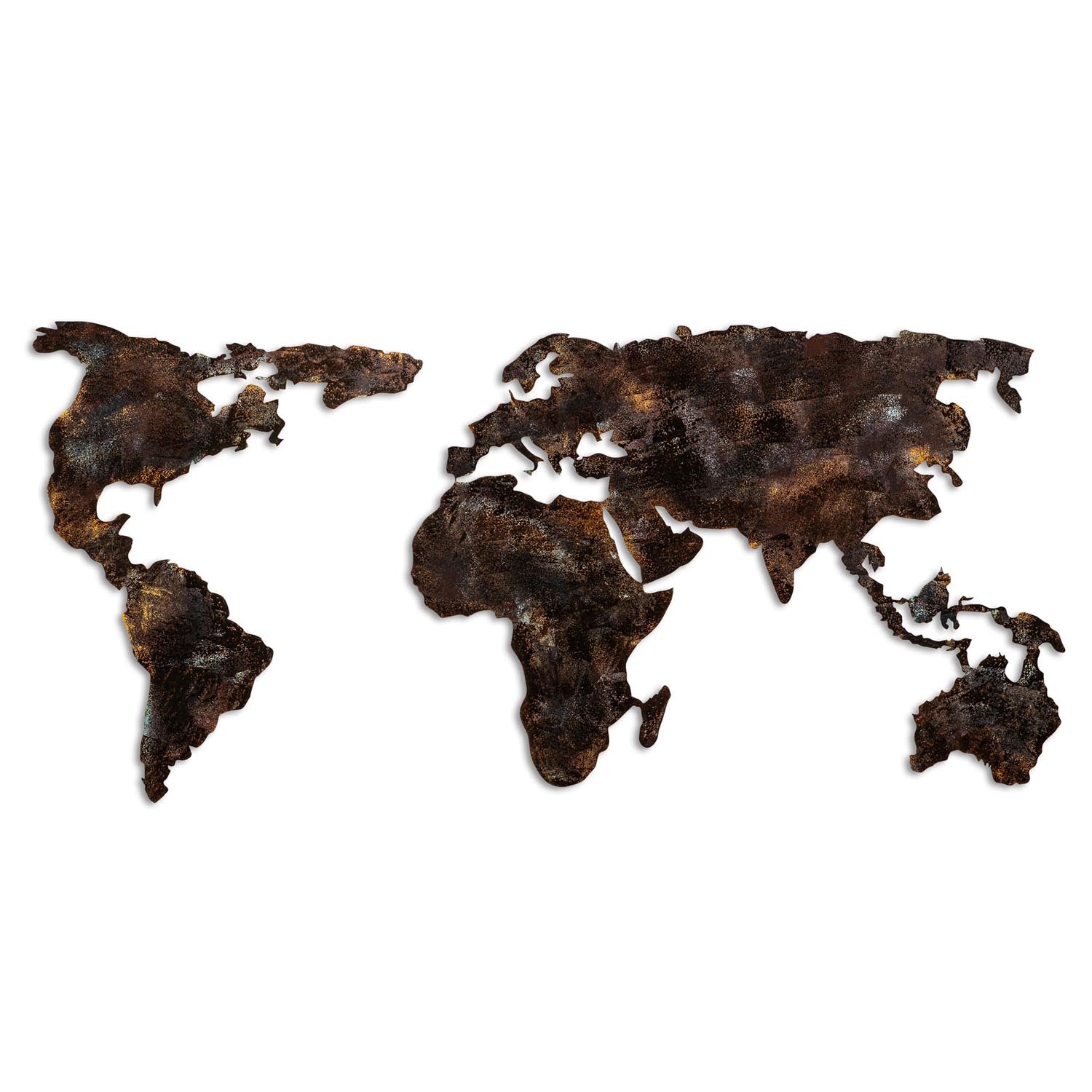 World Map 25 in Mehrfarbig präsentiert im Onlineshop von KAQTU Design AG. Wanddeko ist von Wallity