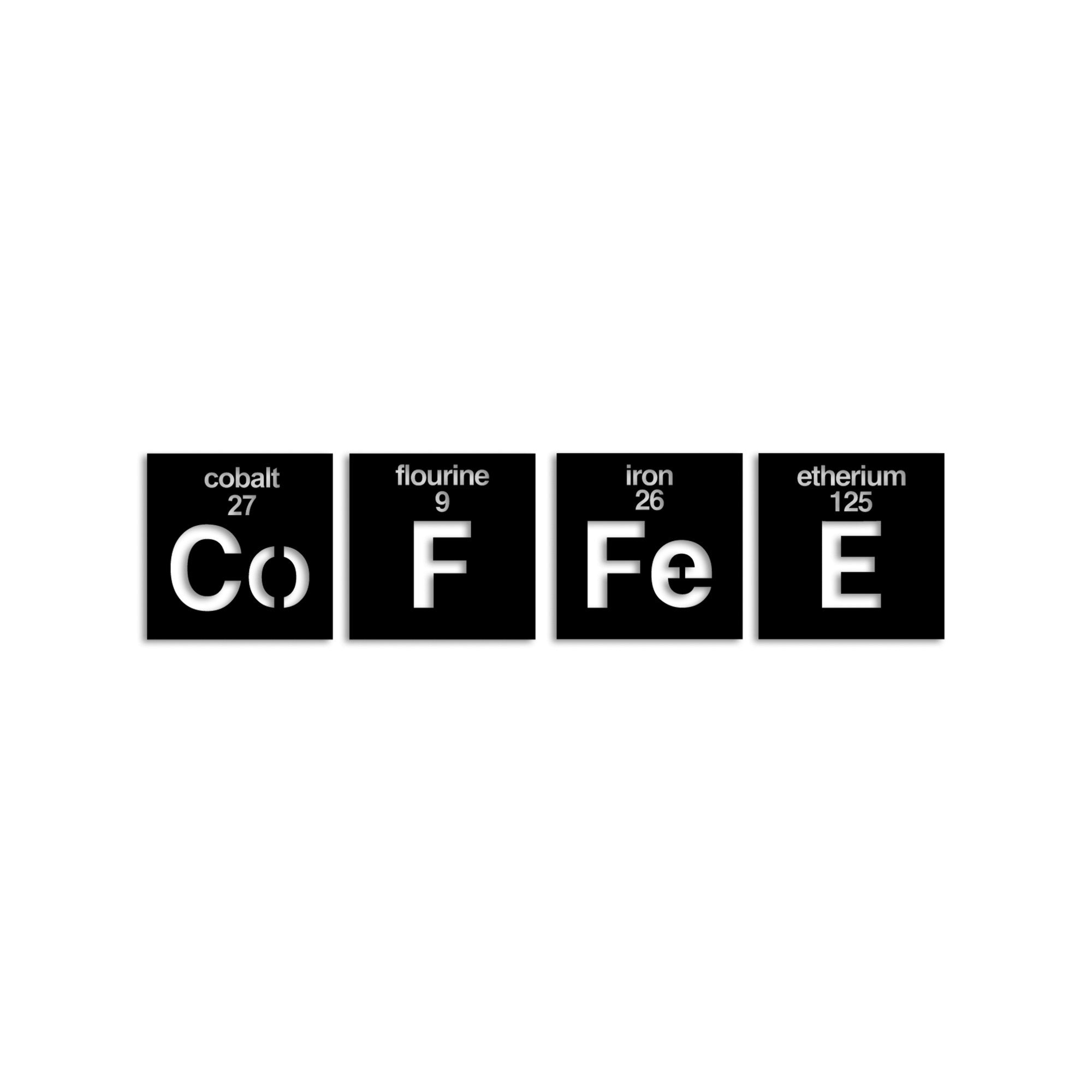 Coffee 13 in Schwarz präsentiert im Onlineshop von KAQTU Design AG. Wanddeko ist von Wallity