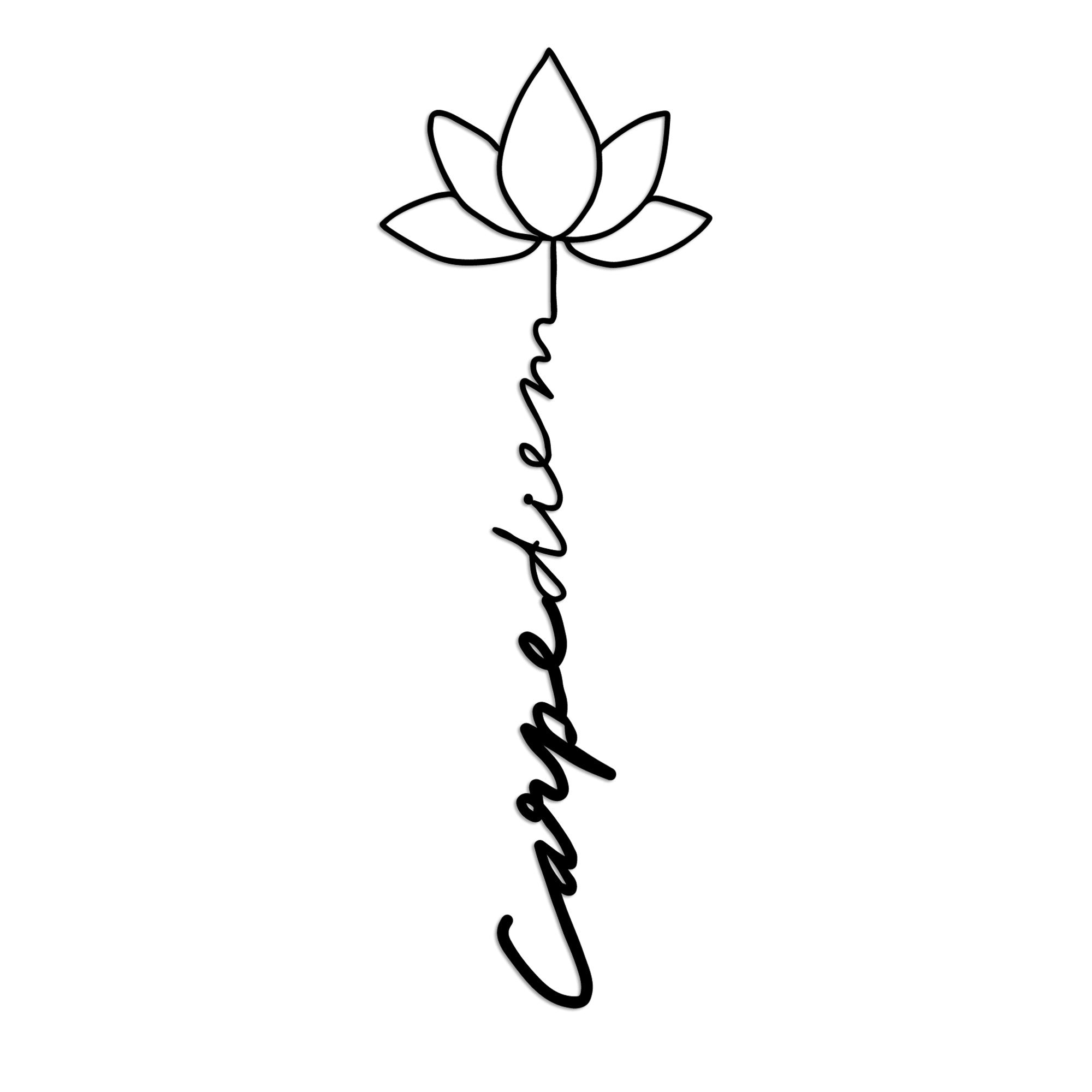 Carpe Diem 4 in Schwarz präsentiert im Onlineshop von KAQTU Design AG. Wanddeko ist von Wallity