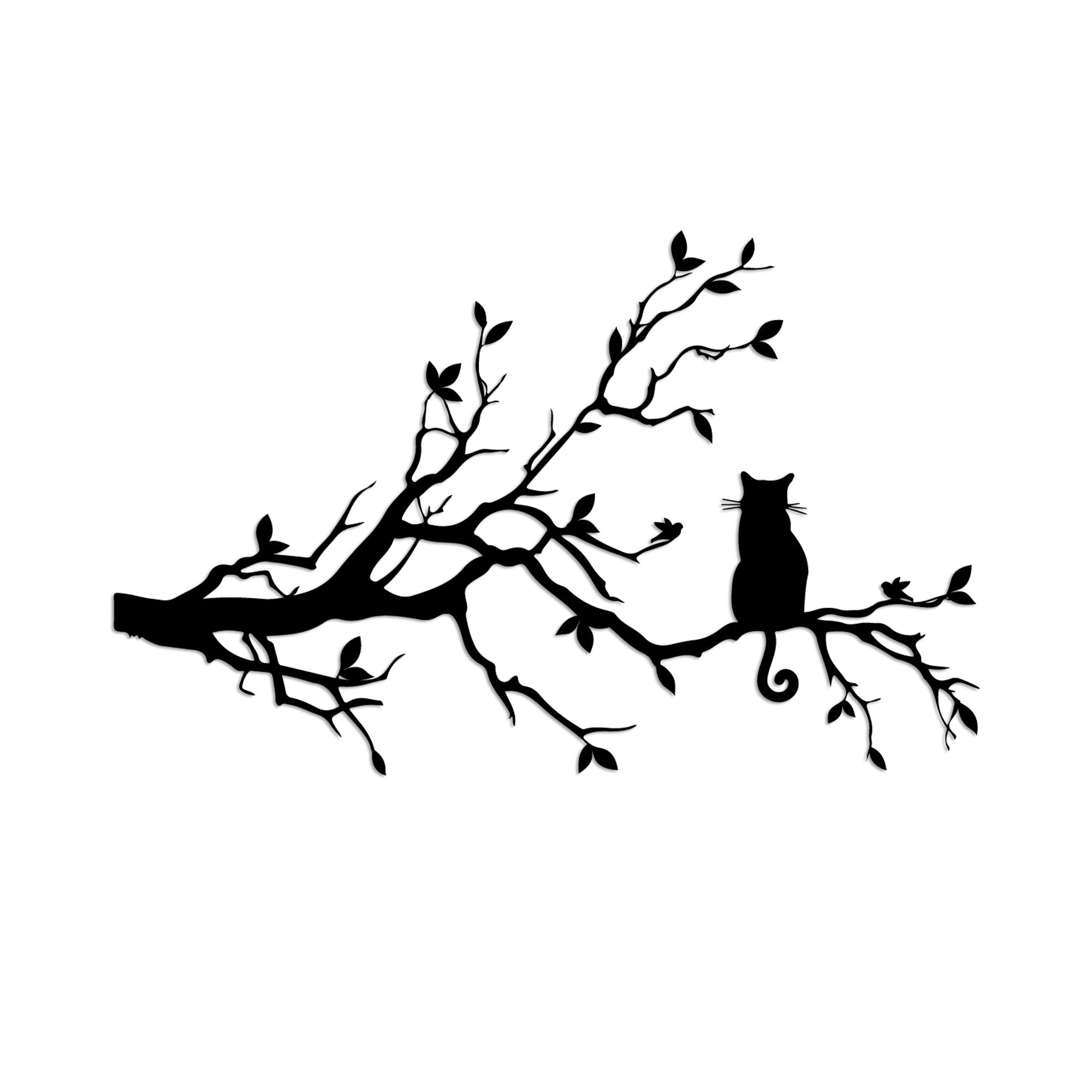 Bringen Sie mit der Cat 12 Wanddeko von Wallity in edlem Schwarz Stil und Eleganz in Ihr Zuhause. Robuste Metallkonstruktion, zeitloses Design und kinderleichte Installation.