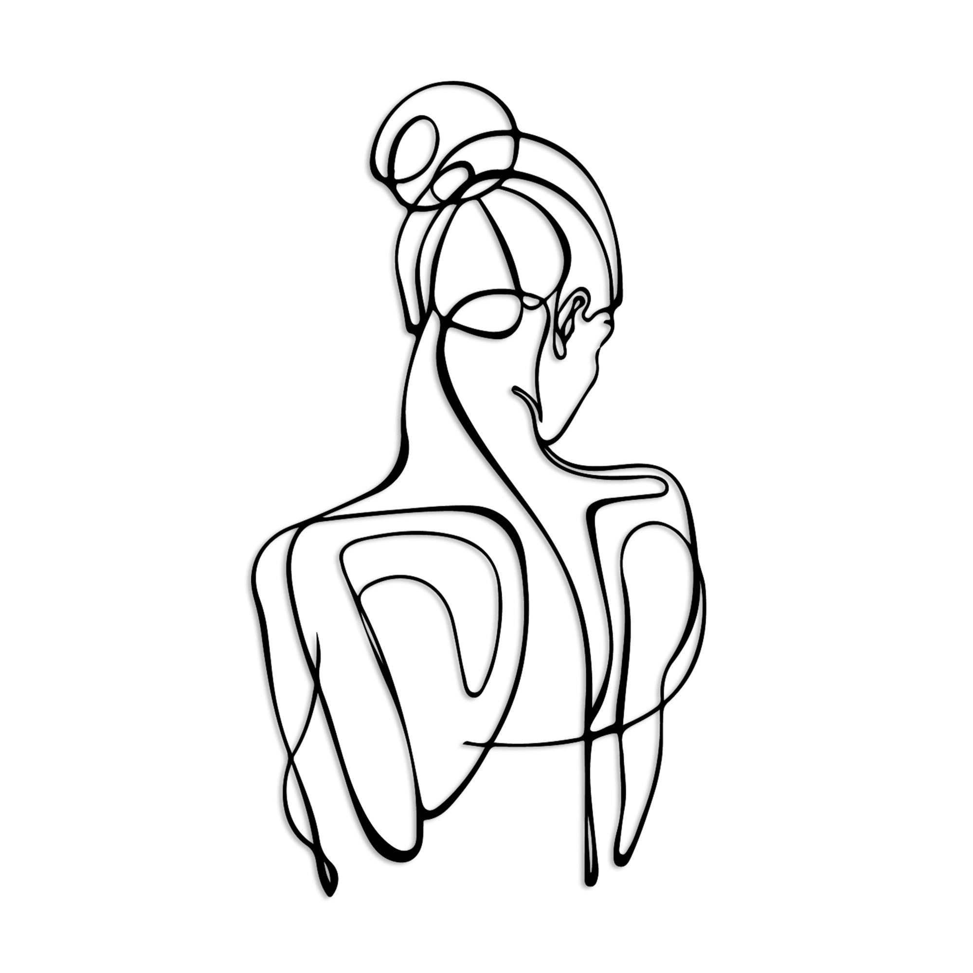 Gestalten Sie Ihre Wände neu mit der Sorella Wanddeko von Wallity. Robustes Metall, stilvolles Schwarz und einfache Installation für jeden Raum!