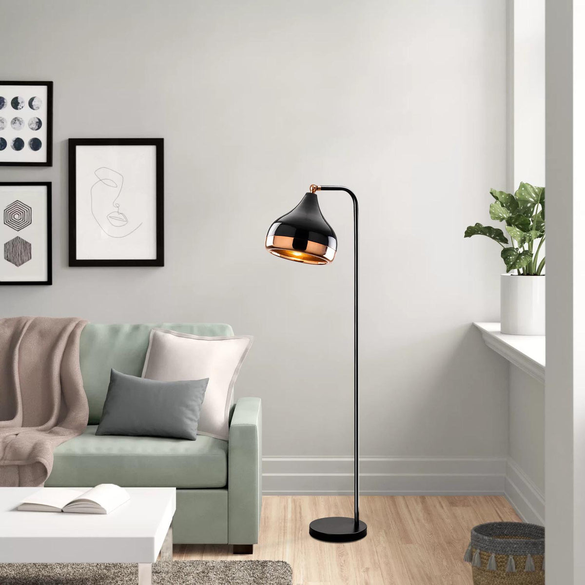 Yıldo Stehleuchte - Schwarz
Kupfer in Schwarz / Kupfer präsentiert im Onlineshop von KAQTU Design AG. Stehleuchte ist von Opviq