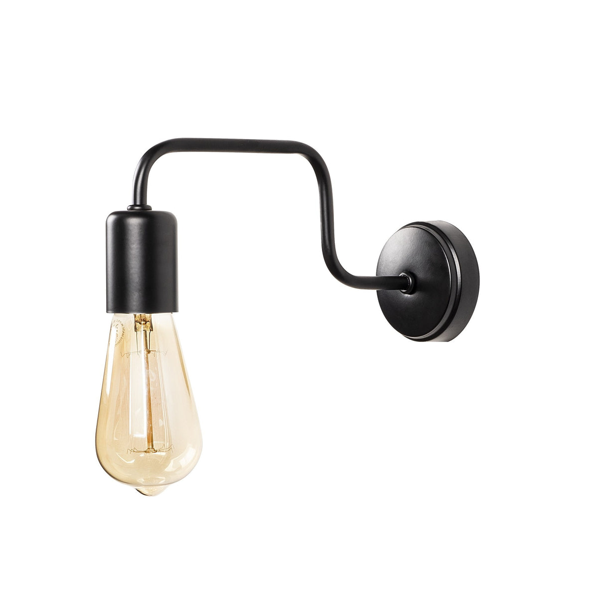 Denge Wandleuchte - Schwarz in Schwarz präsentiert im Onlineshop von KAQTU Design AG. Wandleuchte ist von Opviq