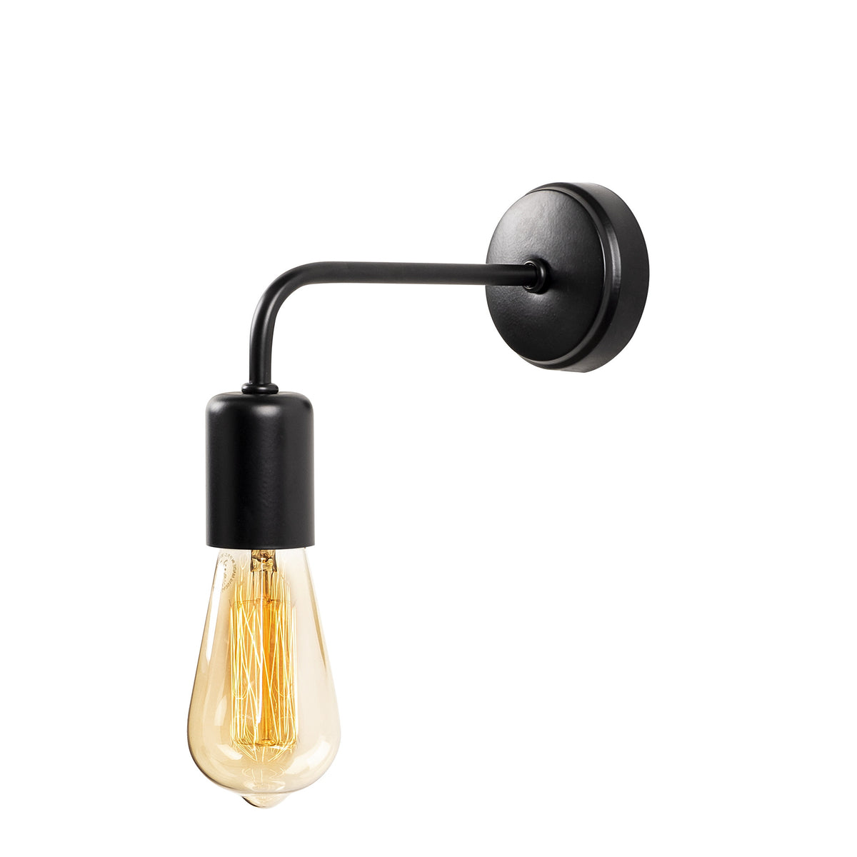 Denge Wandleuchte - Schwarz in Schwarz präsentiert im Onlineshop von KAQTU Design AG. Wandleuchte ist von Opviq