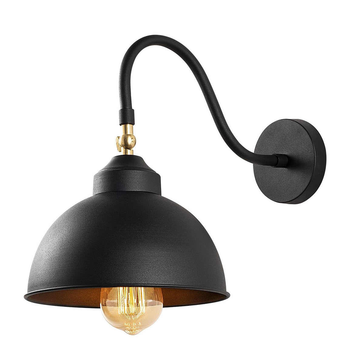 Sağlam Wandleuchte - Schwarz in Schwarz präsentiert im Onlineshop von KAQTU Design AG. Wandleuchte ist von Opviq