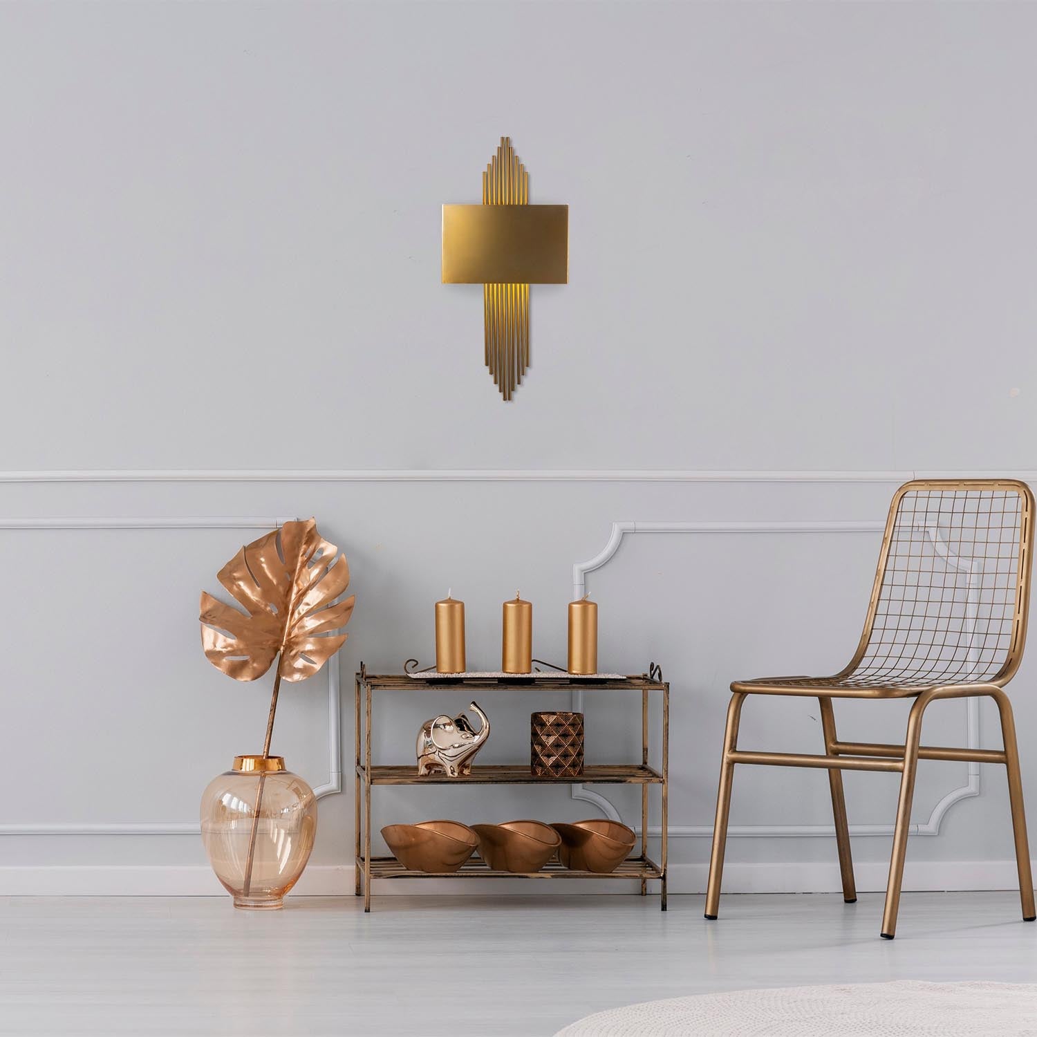 Entdecken Sie die Vintage-Wandleuchte von Opviq – ein stilvolles Highlight für Ihr Zuhause, das Atmosphäre und Eleganz vereint.