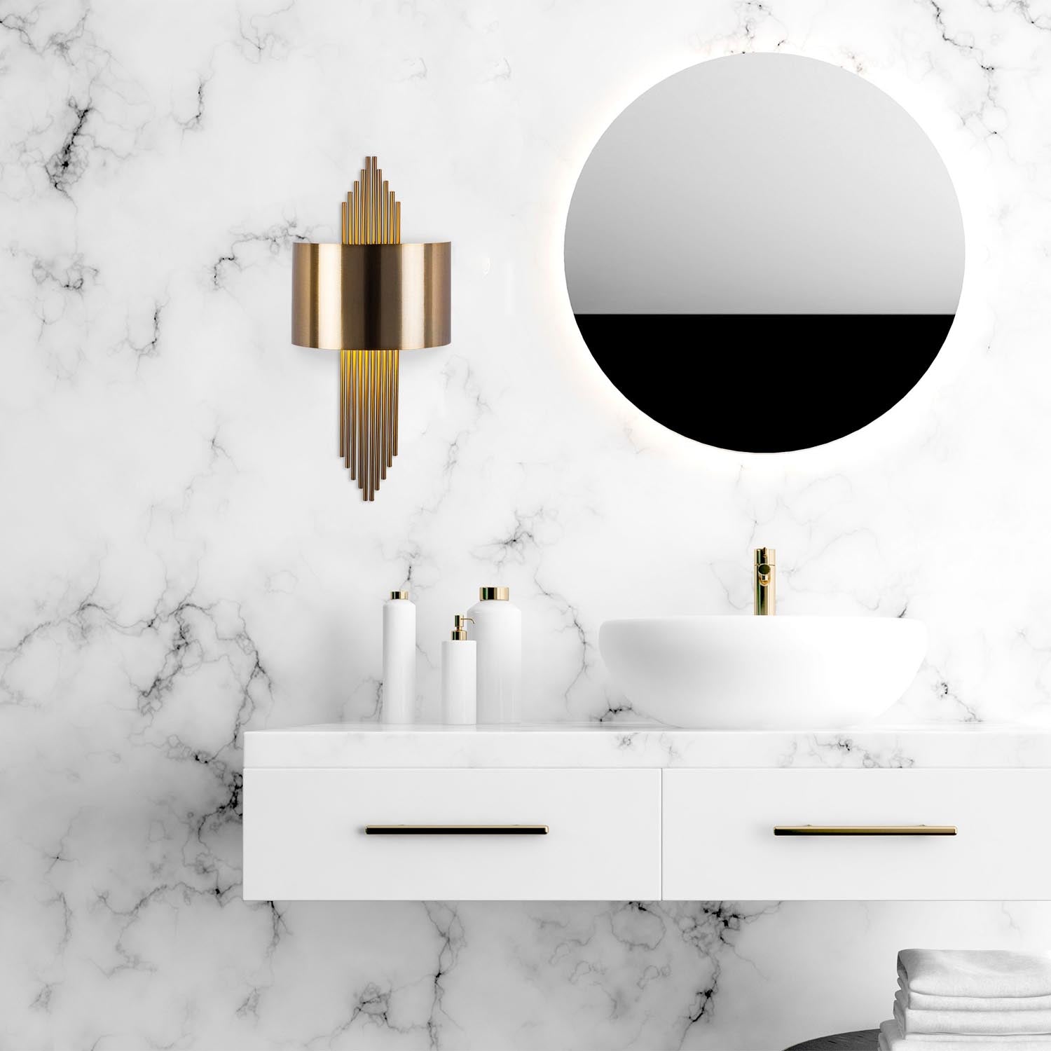 Entdecken Sie die Vintage-Wandleuchte von Opviq: Ein stilvolles Lichtobjekt, das mit seinem eleganten Design und warmen Licht jeden Raum in eine gemütliche Oase verwandelt.