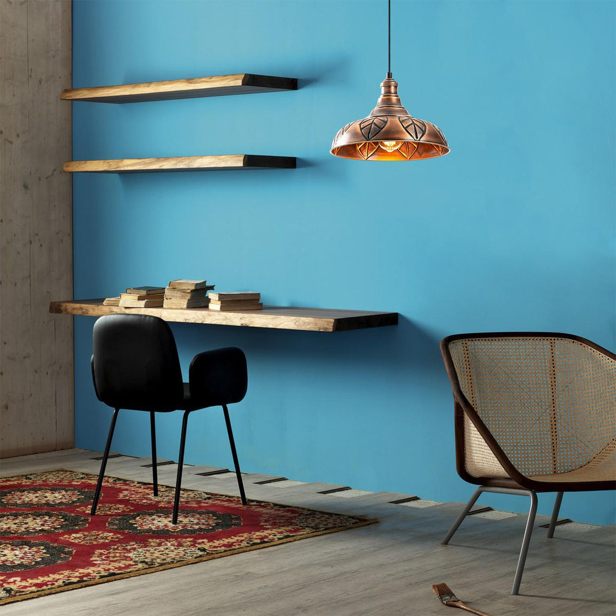 Sağlam Pendellampe - Kupfer in Kupfer präsentiert im Onlineshop von KAQTU Design AG. Pendelleuchte ist von Opviq