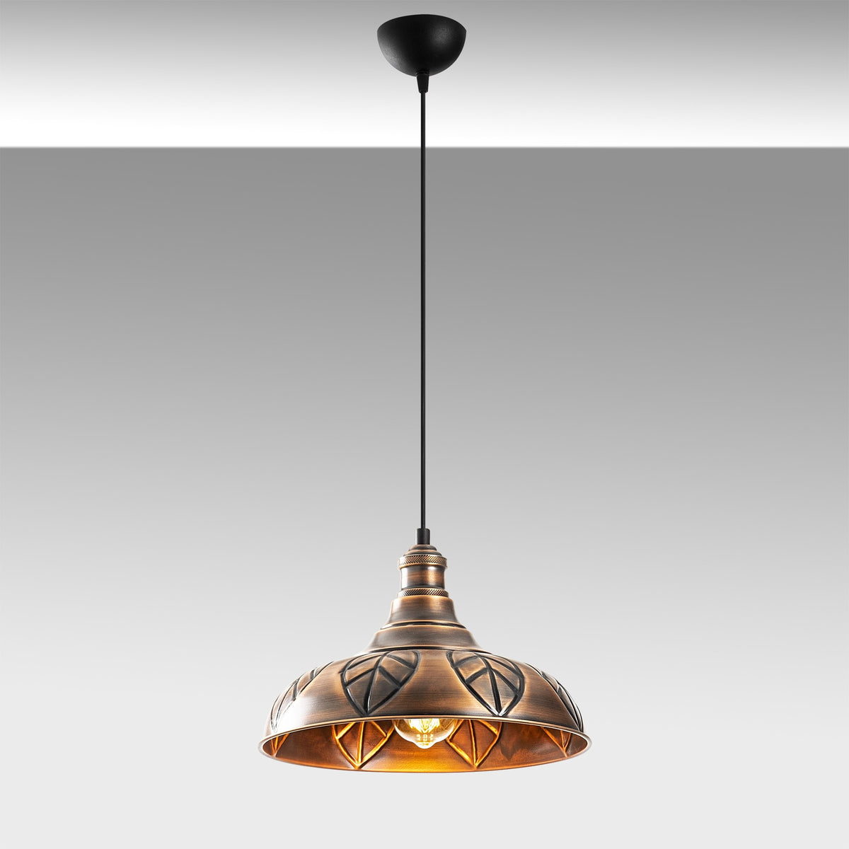 Sağlam Pendellampe - Kupfer in Kupfer präsentiert im Onlineshop von KAQTU Design AG. Pendelleuchte ist von Opviq