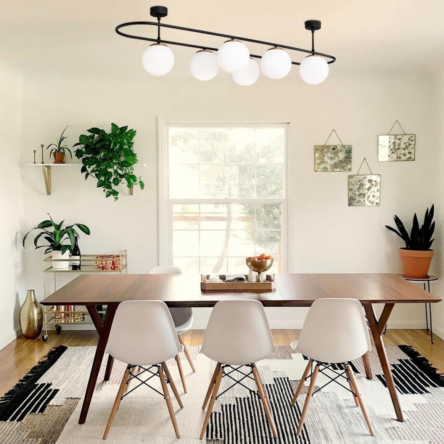 Entdecken Sie die stilvolle Abaküs Pendelleuchte in Schwarz-Weiß von Opviq. Perfekt für jeden Raum, vereint sie modernes Design mit eleganter Beleuchtung.