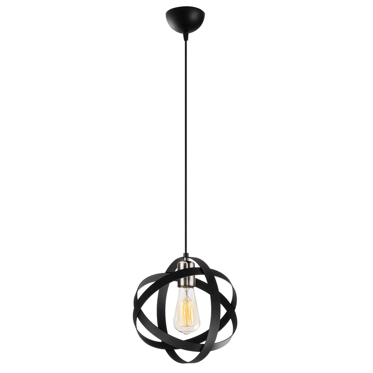Gezegen Pendellampe - Schwarz Nickel in Schwarz Nickel präsentiert im Onlineshop von KAQTU Design AG. Pendelleuchte ist von Opviq