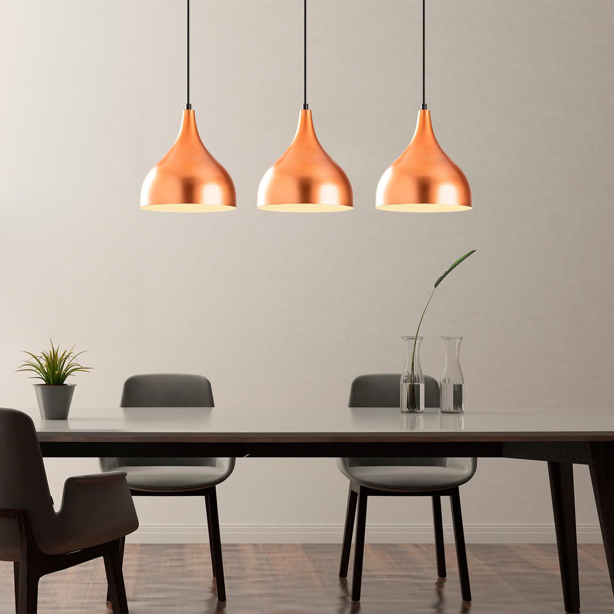 Sağlam Pendellampe - Kupfer
Schwarz in Kupfer / Schwarz präsentiert im Onlineshop von KAQTU Design AG. Pendelleuchte ist von Opviq