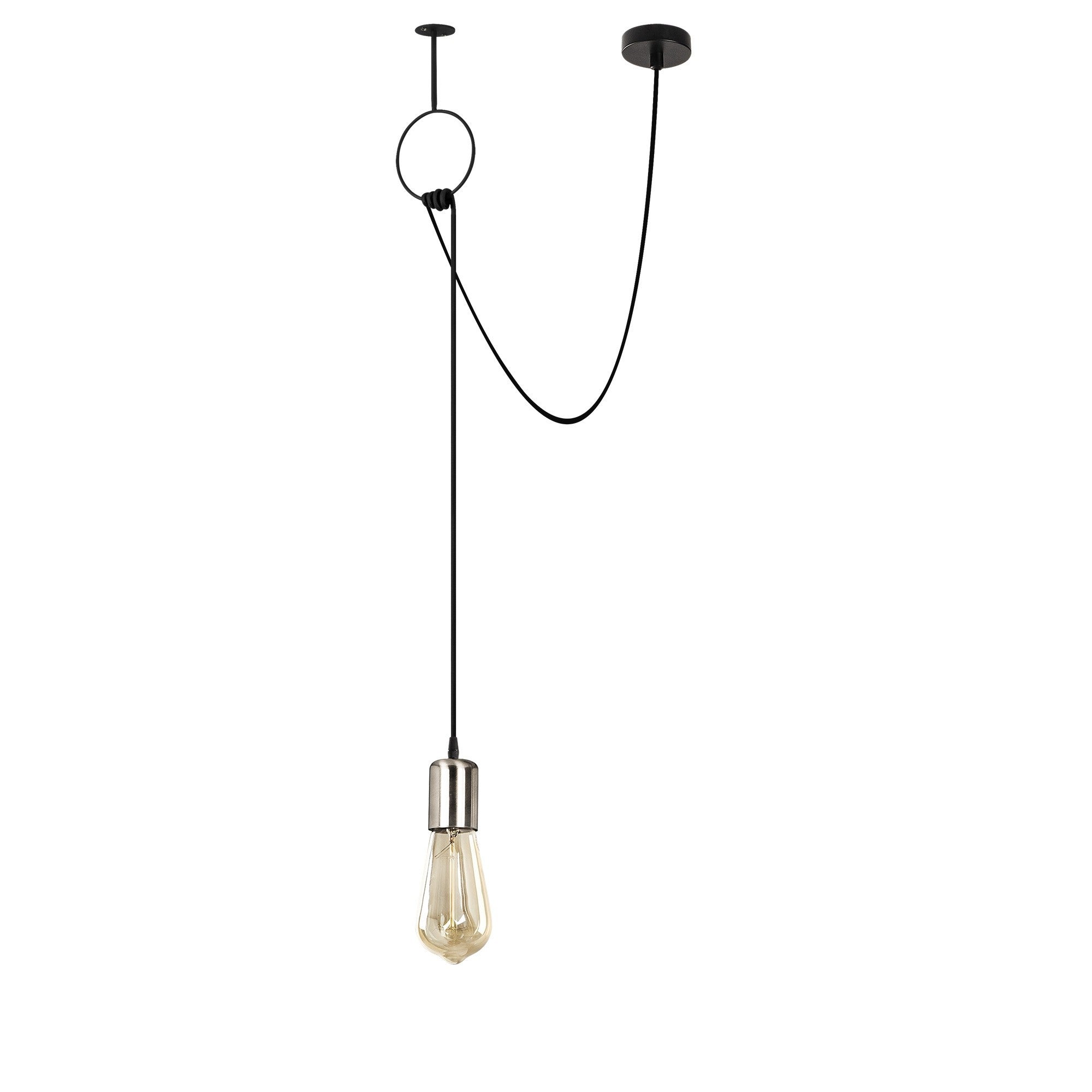 Sırın - 6831 in Schwarz Nickel präsentiert im Onlineshop von KAQTU Design AG. Pendelleuchte ist von Opviq