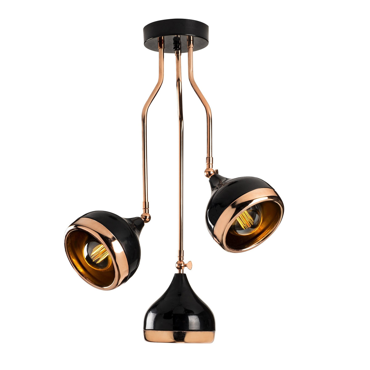 Yıldo Pendellampe - Schwarz
Kupfer in Schwarz / Kupfer präsentiert im Onlineshop von KAQTU Design AG. Pendelleuchte ist von Opviq