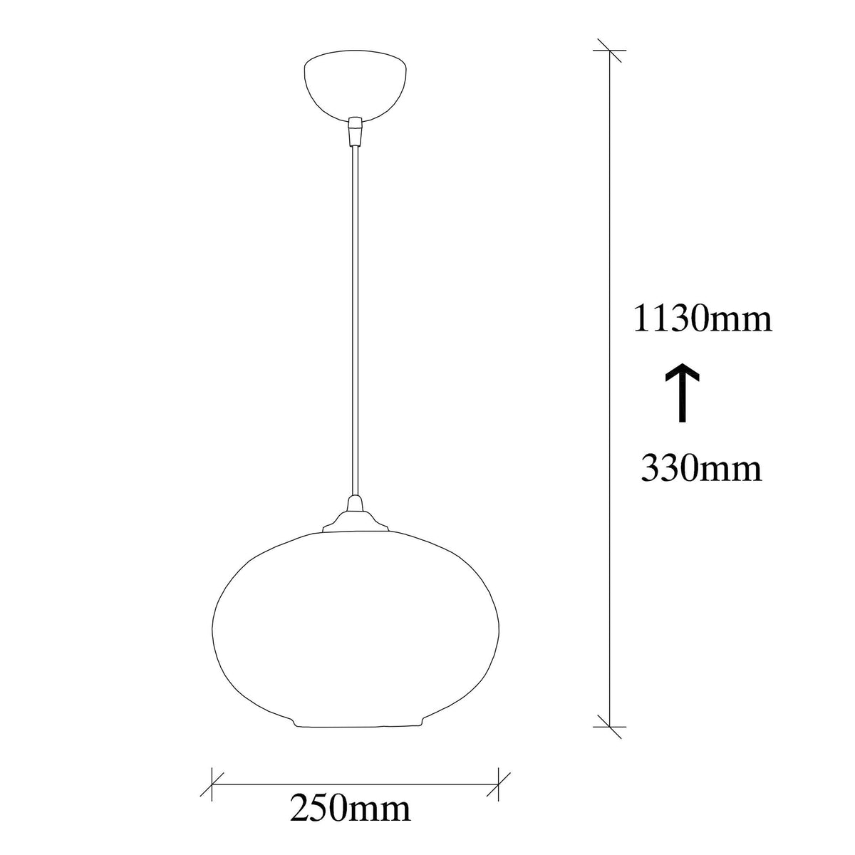 Camini Pendellampe - Schwarzer Honig in Schwarzer Honig präsentiert im Onlineshop von KAQTU Design AG. Pendelleuchte ist von Opviq