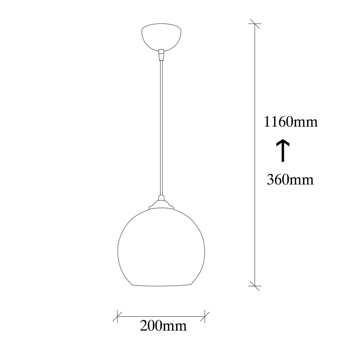 Camini Pendellampe - Schwarzer Honig in Schwarzer Honig präsentiert im Onlineshop von KAQTU Design AG. Pendelleuchte ist von Opviq
