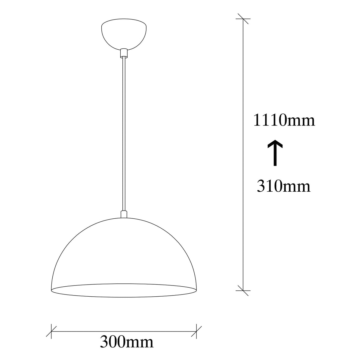 Sivani Pendellampe - Weisses Gold in Weisses Gold präsentiert im Onlineshop von KAQTU Design AG. Pendelleuchte ist von Opviq