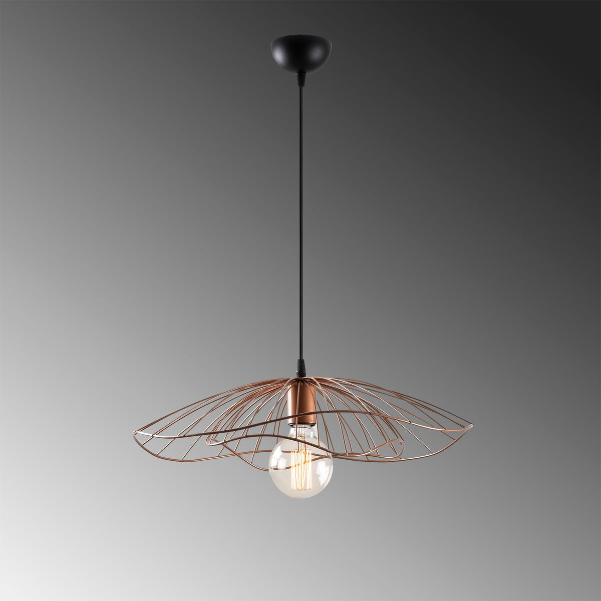 Tel Pendellampe - Kupfer in Kupfer präsentiert im Onlineshop von KAQTU Design AG. Pendelleuchte ist von Opviq