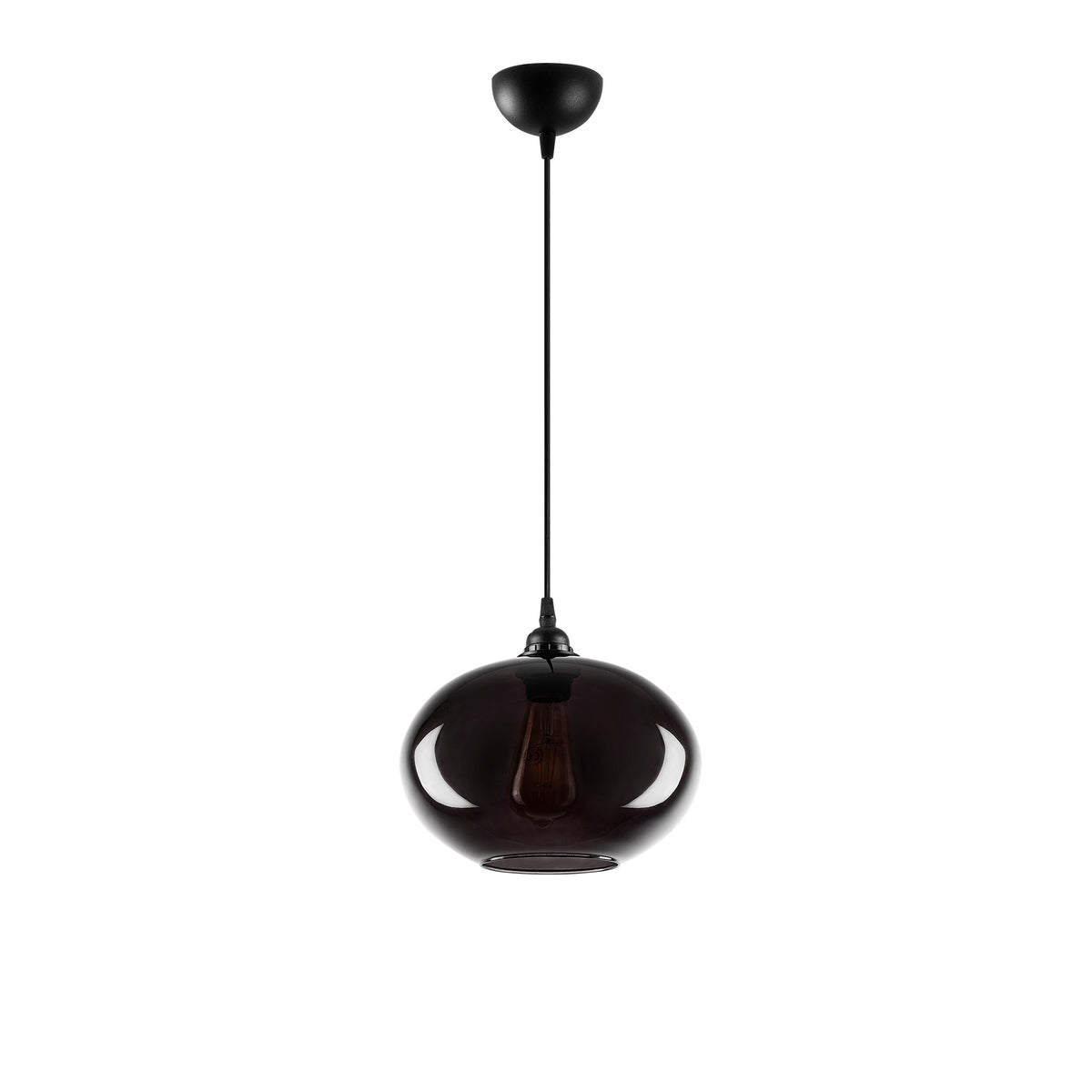 Smoked Pendellampe - Rauch in Rauch präsentiert im Onlineshop von KAQTU Design AG. Pendelleuchte ist von Opviq