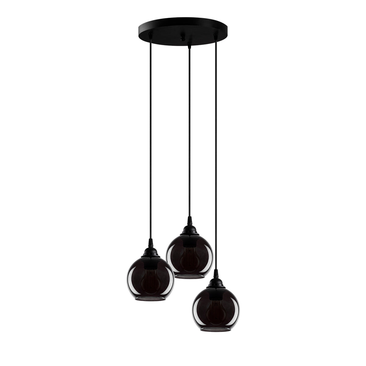 Smoked Pendellampe - Rauch in Rauch präsentiert im Onlineshop von KAQTU Design AG. Pendelleuchte ist von Opviq