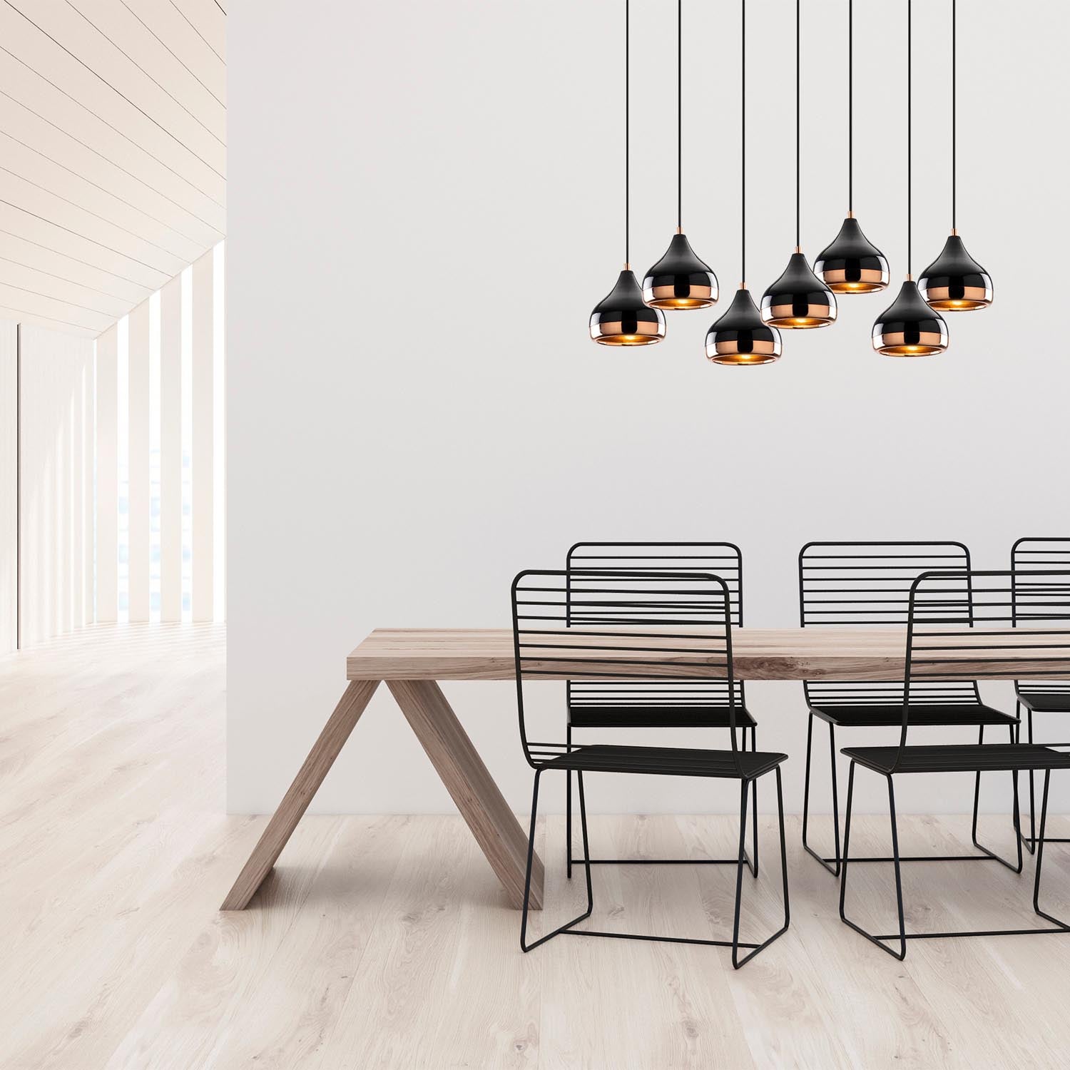 Yıldo Pendellampe - Schwarz in Schwarz präsentiert im Onlineshop von KAQTU Design AG. Pendelleuchte ist von Opviq