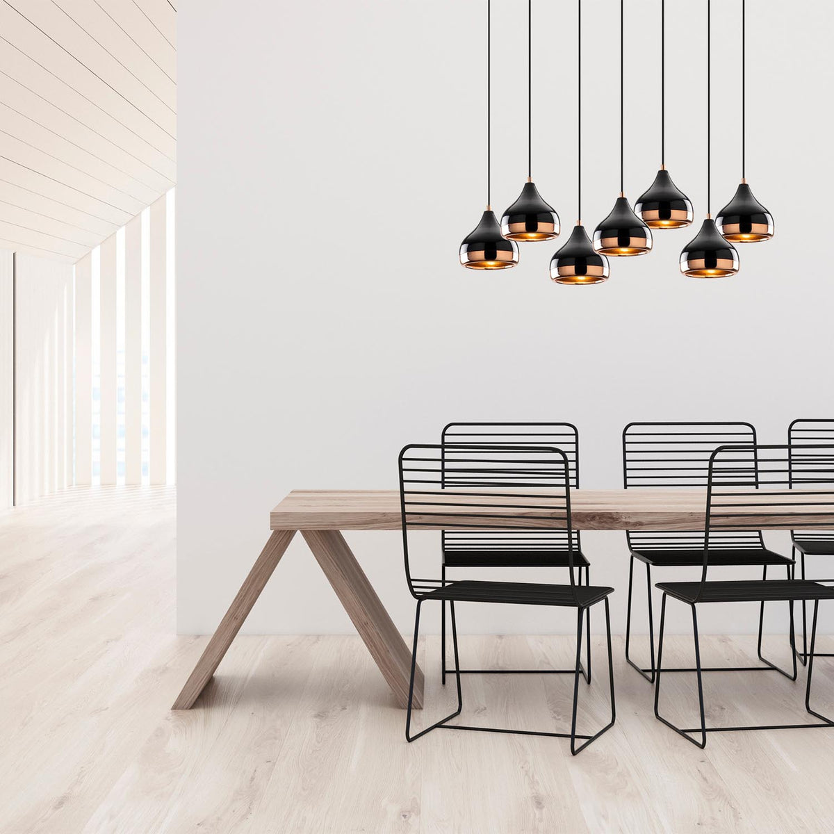 Yıldo Pendellampe - Schwarz in Schwarz präsentiert im Onlineshop von KAQTU Design AG. Pendelleuchte ist von Opviq