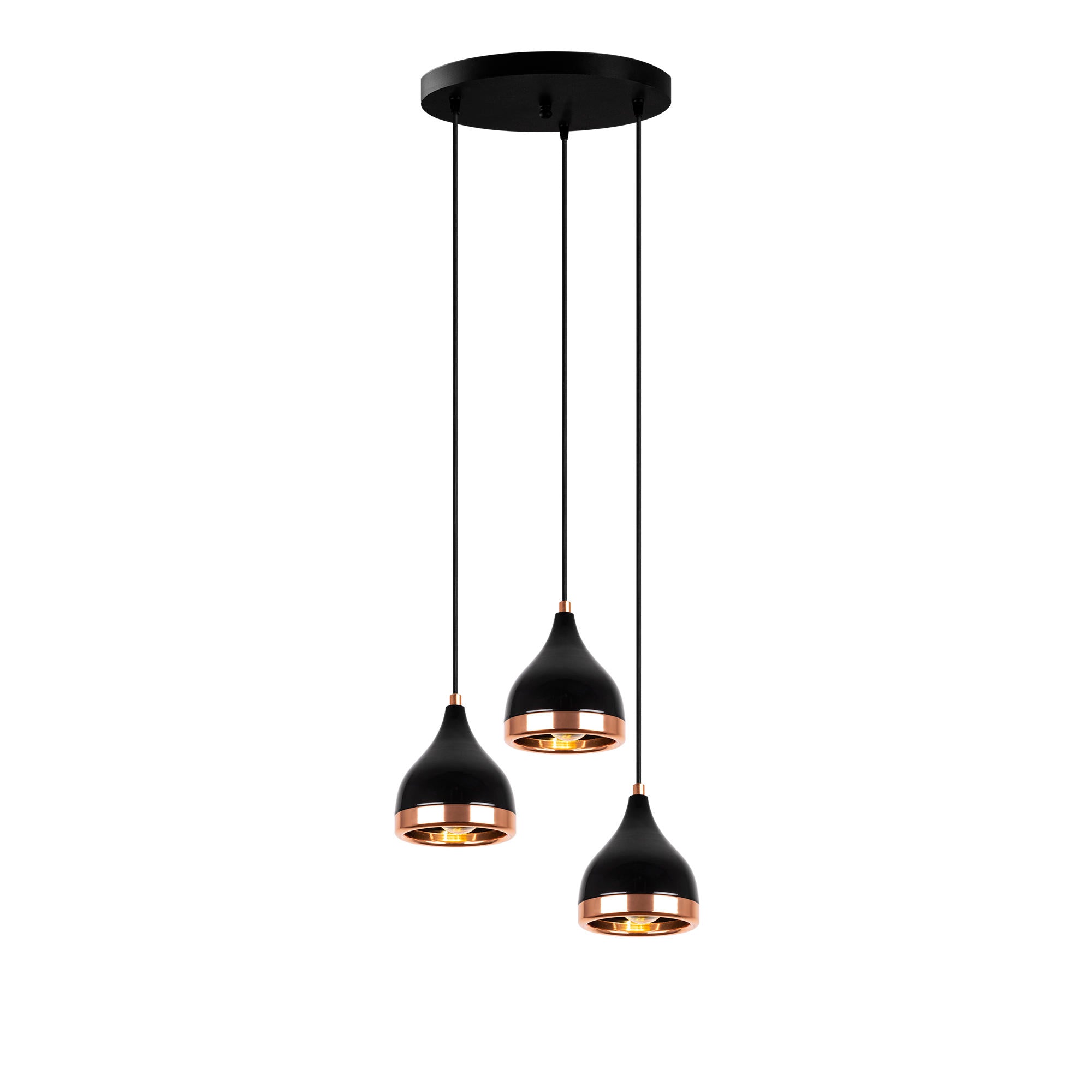 Yıldo Pendellampe - Schwarz
Kupfer in Schwarz / Kupfer präsentiert im Onlineshop von KAQTU Design AG. Pendelleuchte ist von Opviq