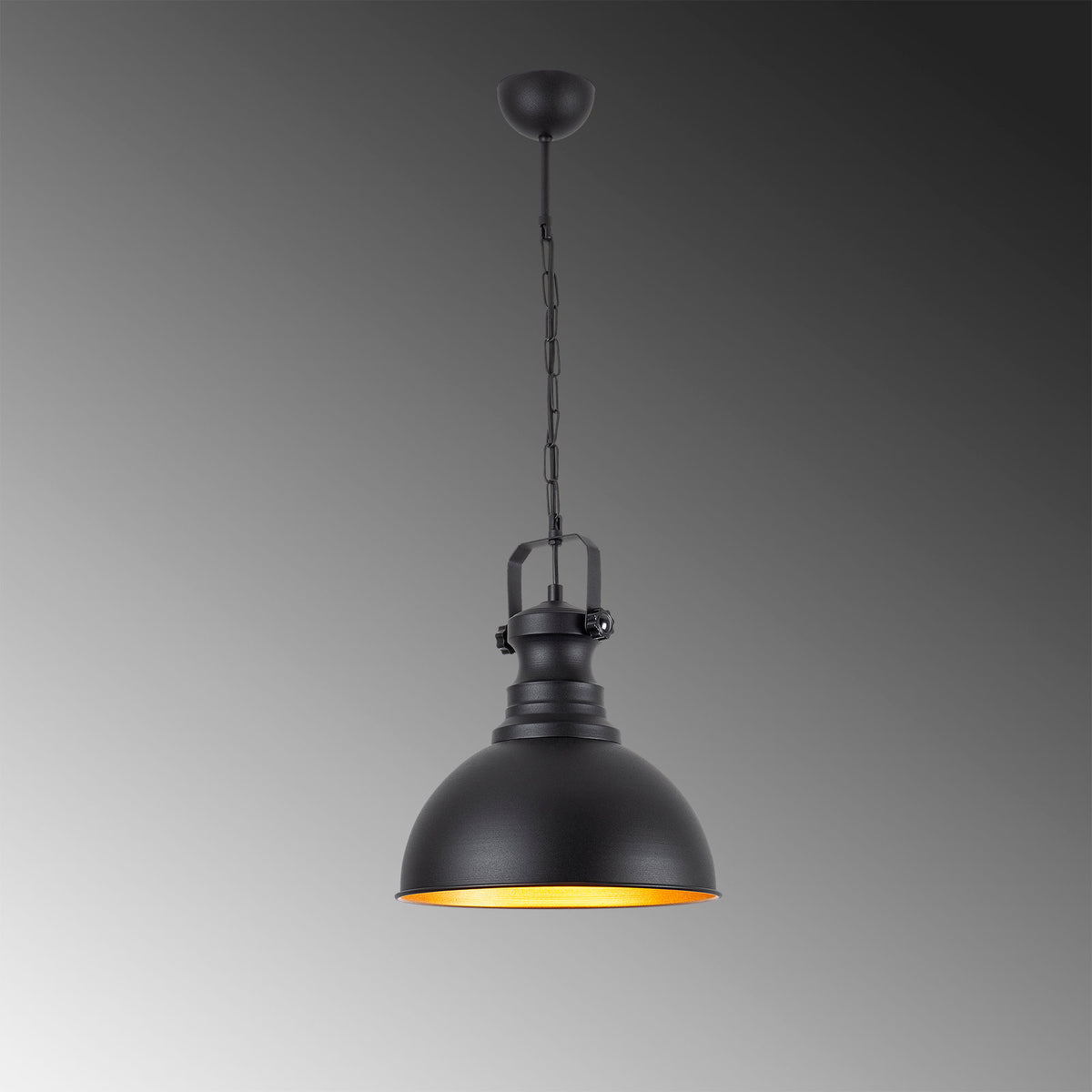 Sağlam Pendellampe - Schwarz in Schwarz präsentiert im Onlineshop von KAQTU Design AG. Pendelleuchte ist von Opviq