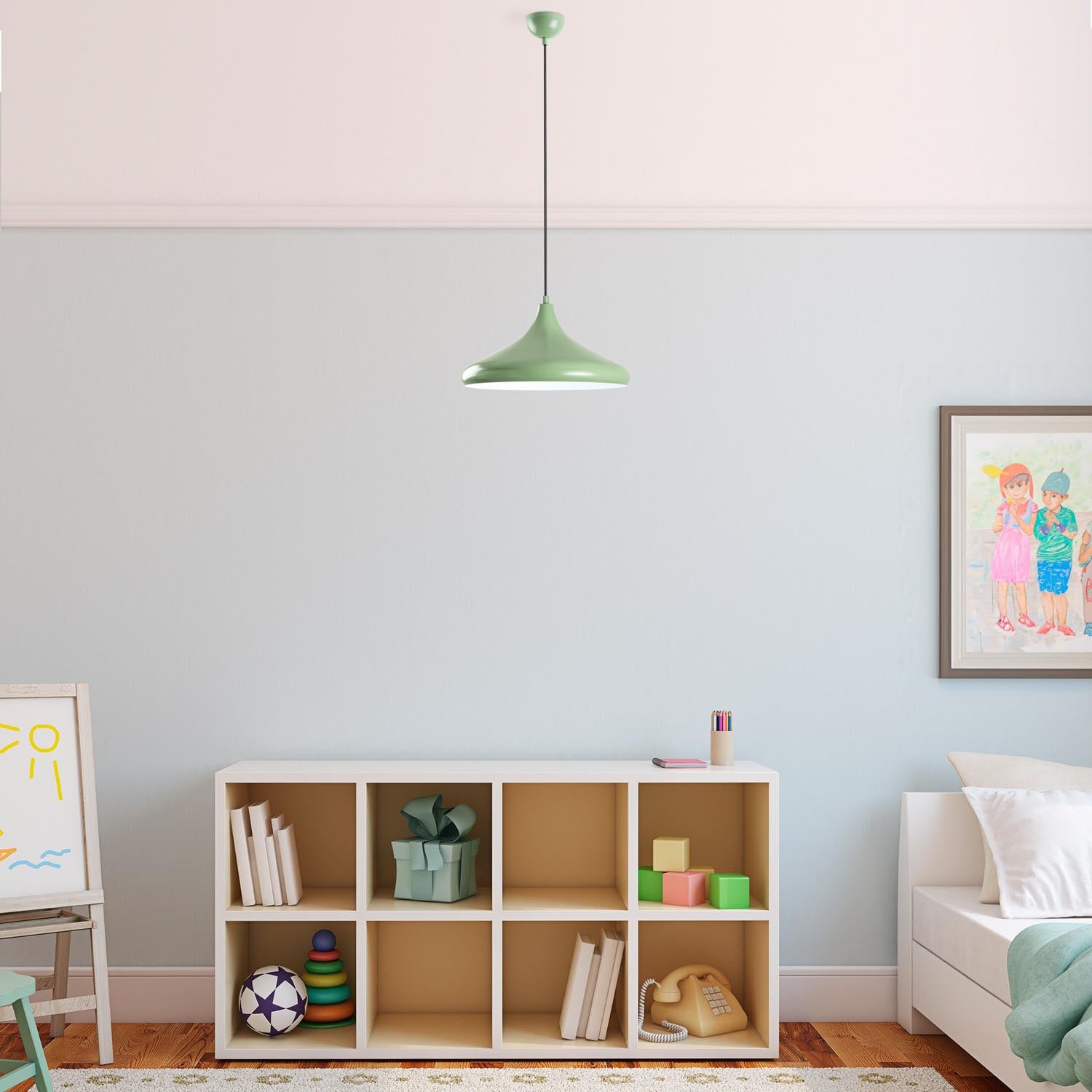 Verleihen Sie Ihrem Zuhause mit der Eysan Pendelleuchte in Minze von Opviq einen Hauch von Eleganz. Perfekt für stilvolle Akzente und eine warme Atmosphäre.