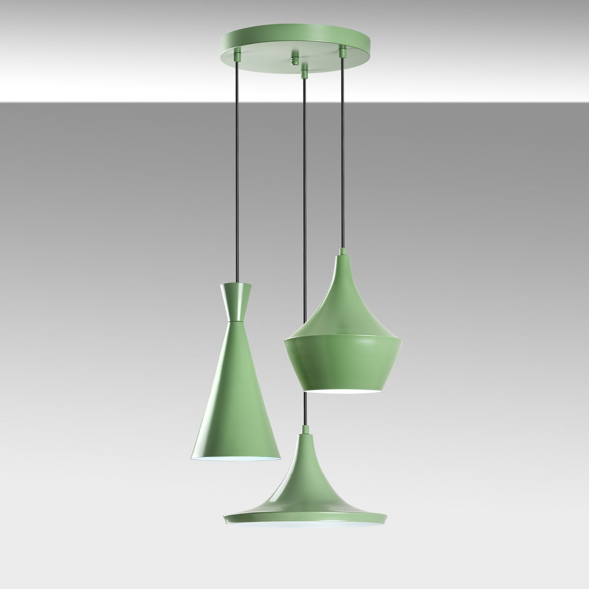 Tom Pendellampe - Minze in Minze präsentiert im Onlineshop von KAQTU Design AG. Pendelleuchte ist von Opviq