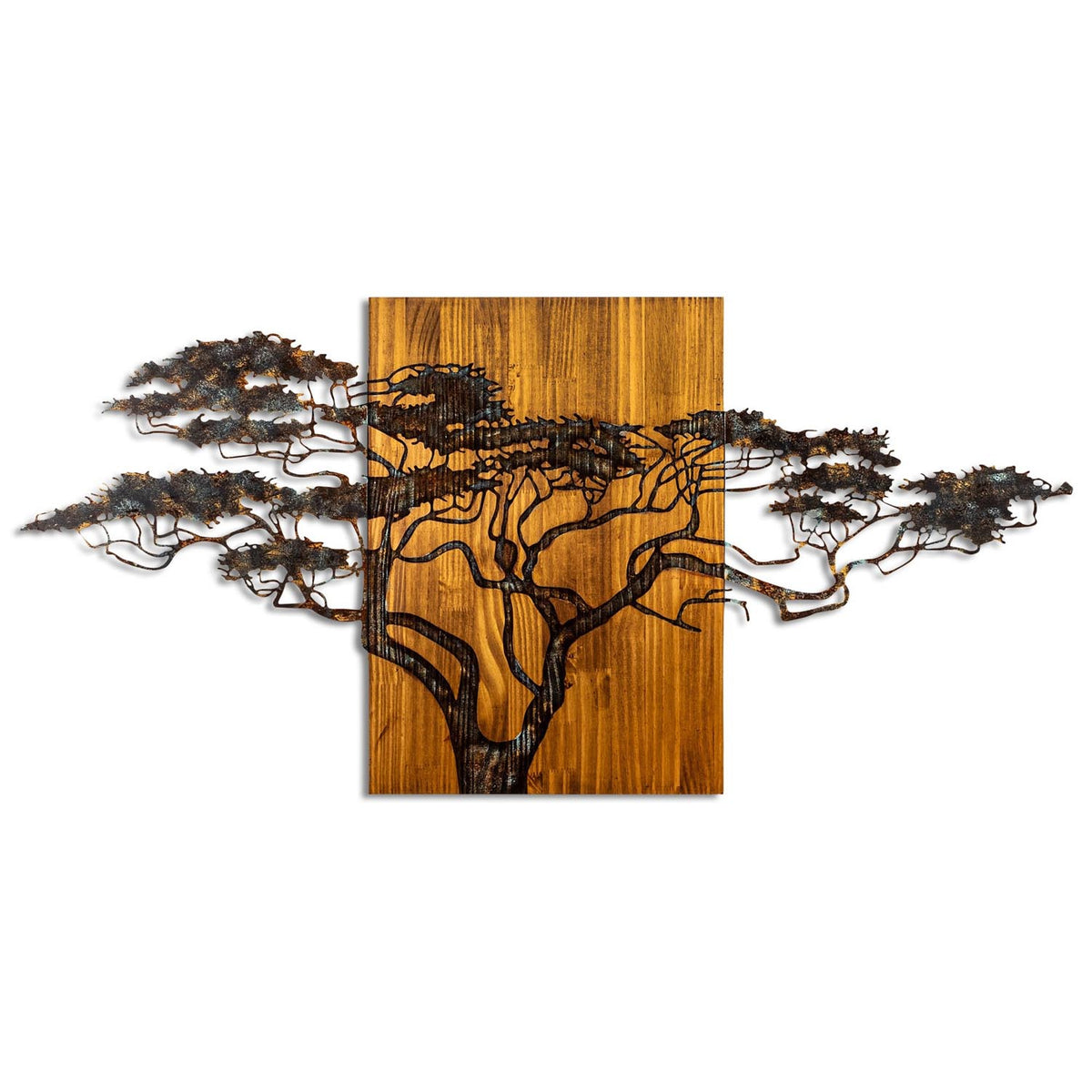 Acacia Tree Wanddeko - Mehrfarbig in Mehrfarbig präsentiert im Onlineshop von KAQTU Design AG. Wanddeko ist von Wallity