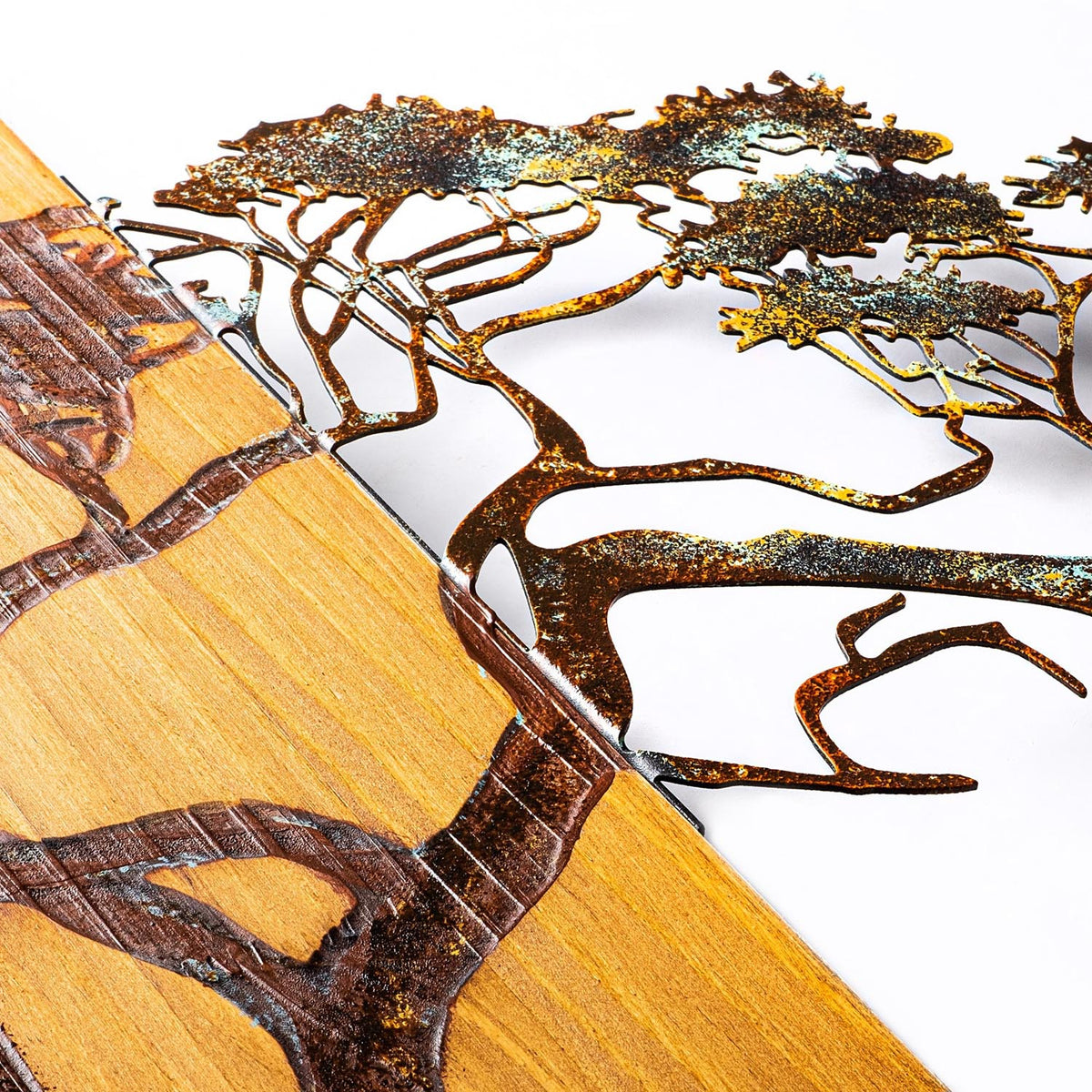 Acacia Tree Wanddeko - Mehrfarbig in Mehrfarbig präsentiert im Onlineshop von KAQTU Design AG. Wanddeko ist von Wallity