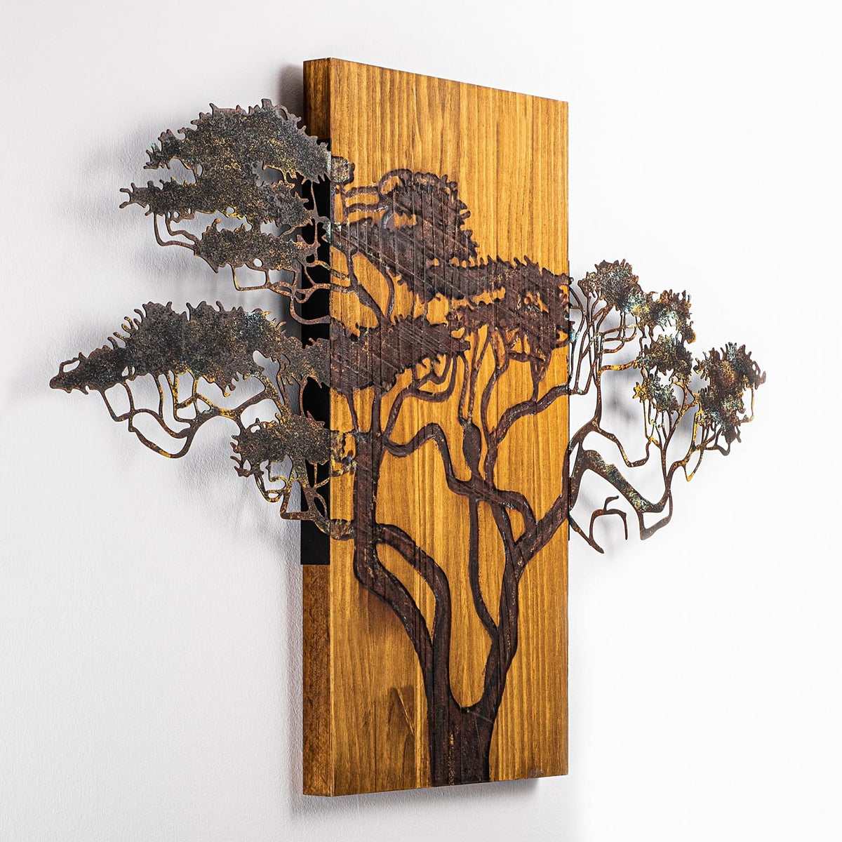 Acacia Tree Wanddeko - Mehrfarbig in Mehrfarbig präsentiert im Onlineshop von KAQTU Design AG. Wanddeko ist von Wallity