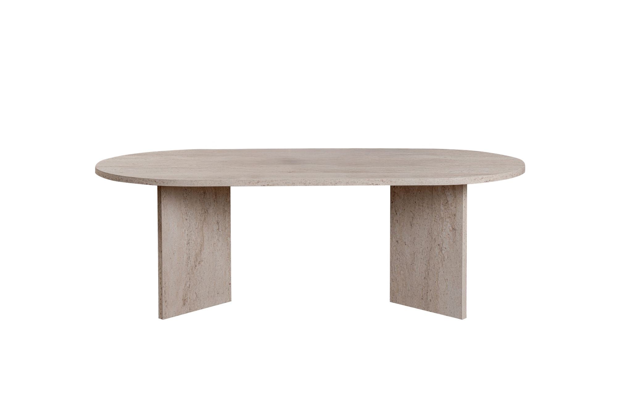 Sable - Travertine in Travertin präsentiert im Onlineshop von KAQTU Design AG. Beistelltisch ist von Nordure