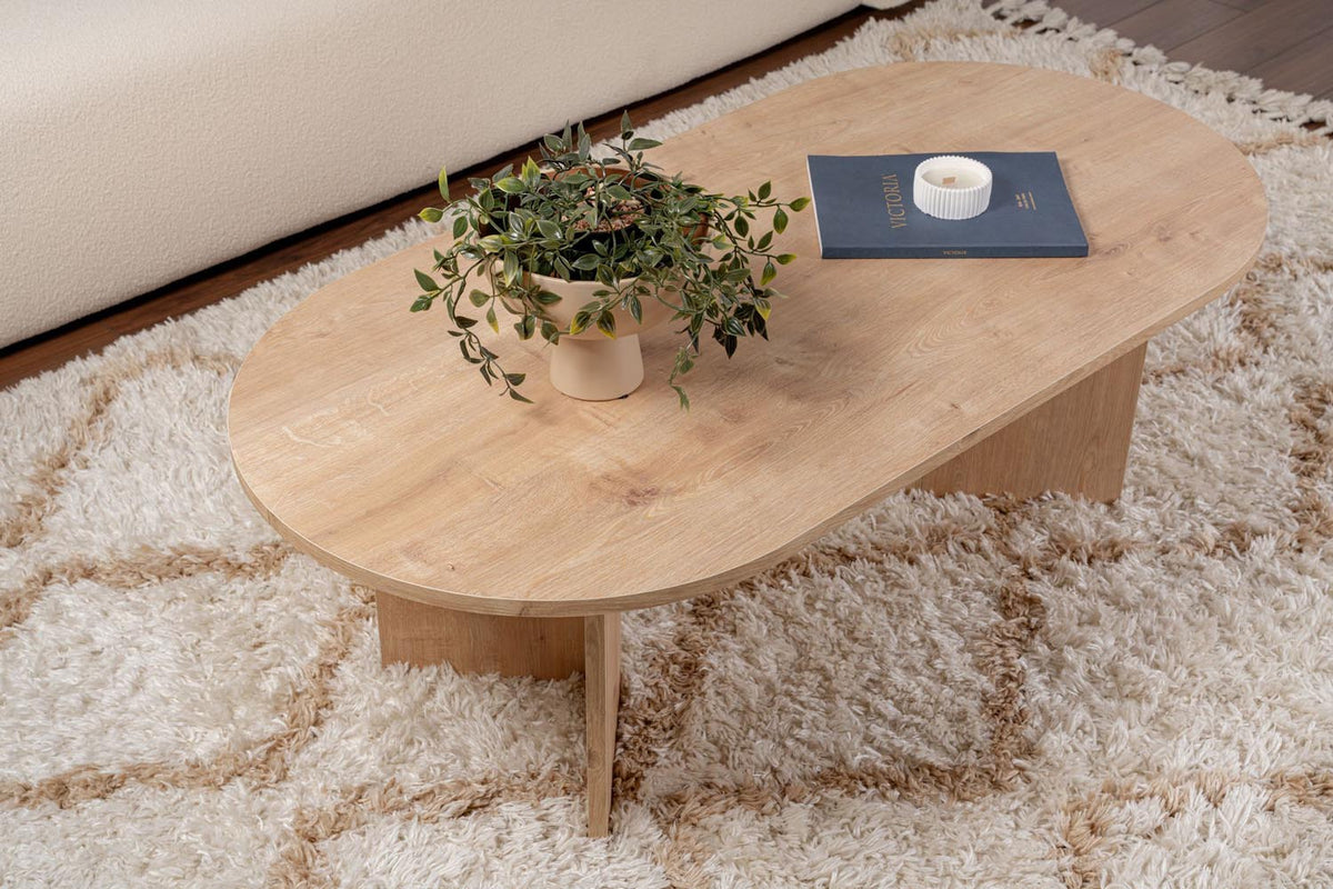 Sable Sofatisch - Saphir- Eiche in Saphir- Eiche präsentiert im Onlineshop von KAQTU Design AG. Couchtisch ist von Nordure