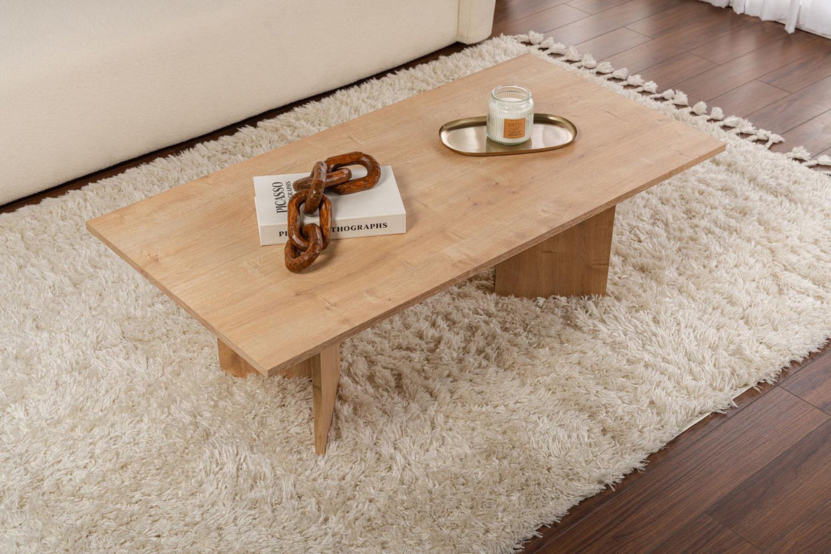 Sabin Sofatisch - Saphir- Eiche in Saphir- Eiche präsentiert im Onlineshop von KAQTU Design AG. Couchtisch ist von Nordure