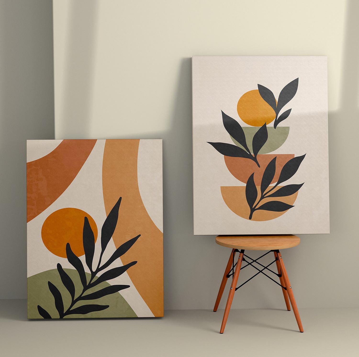 Entdecken Sie das mehrfarbige Leinwandbild 2KNV4271 von Wallity. Perfekt für jeden Raum, verleiht es Ihrem Zuhause einen eleganten Akzent.