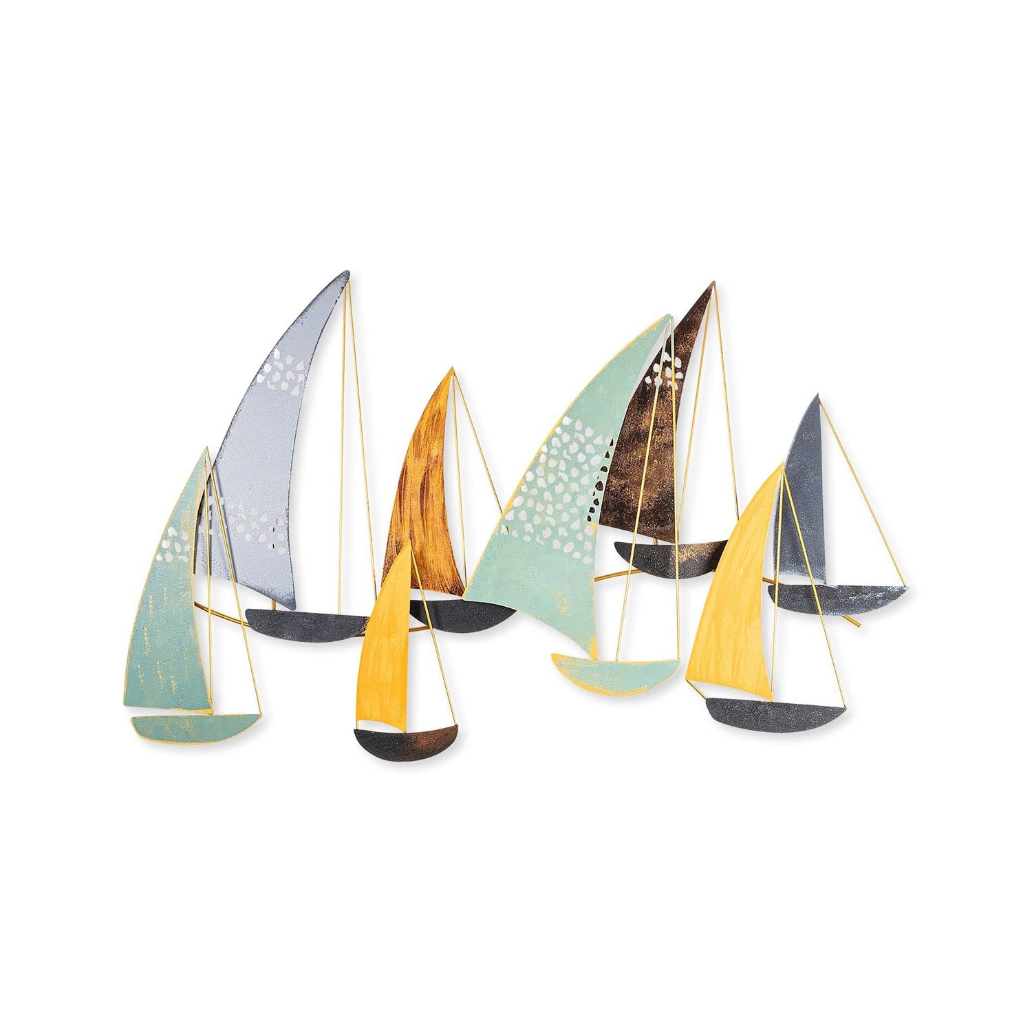 Verleihen Sie Ihrem Zuhause mit der Yavuz Wanddeko von Wallity einen Hauch von Eleganz. Dieses handbemalte Metallkunstwerk ist ein echter Blickfang!