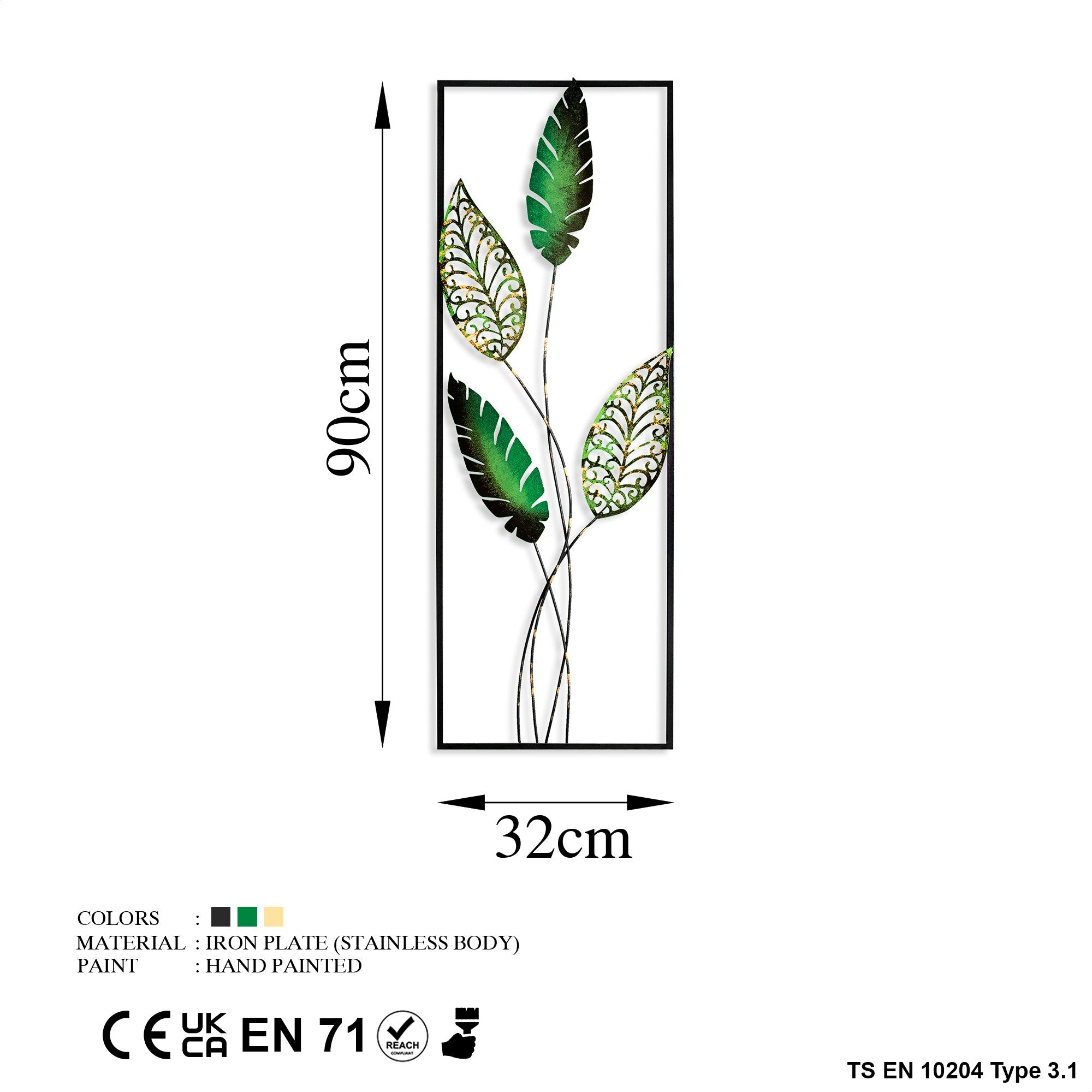Gestalten Sie Ihre Wände neu mit der Timeyi 3 Wanddeko von Wallity. Dieses handgefertigte Metallkunstwerk bringt Farbe und Individualität in jeden Raum.