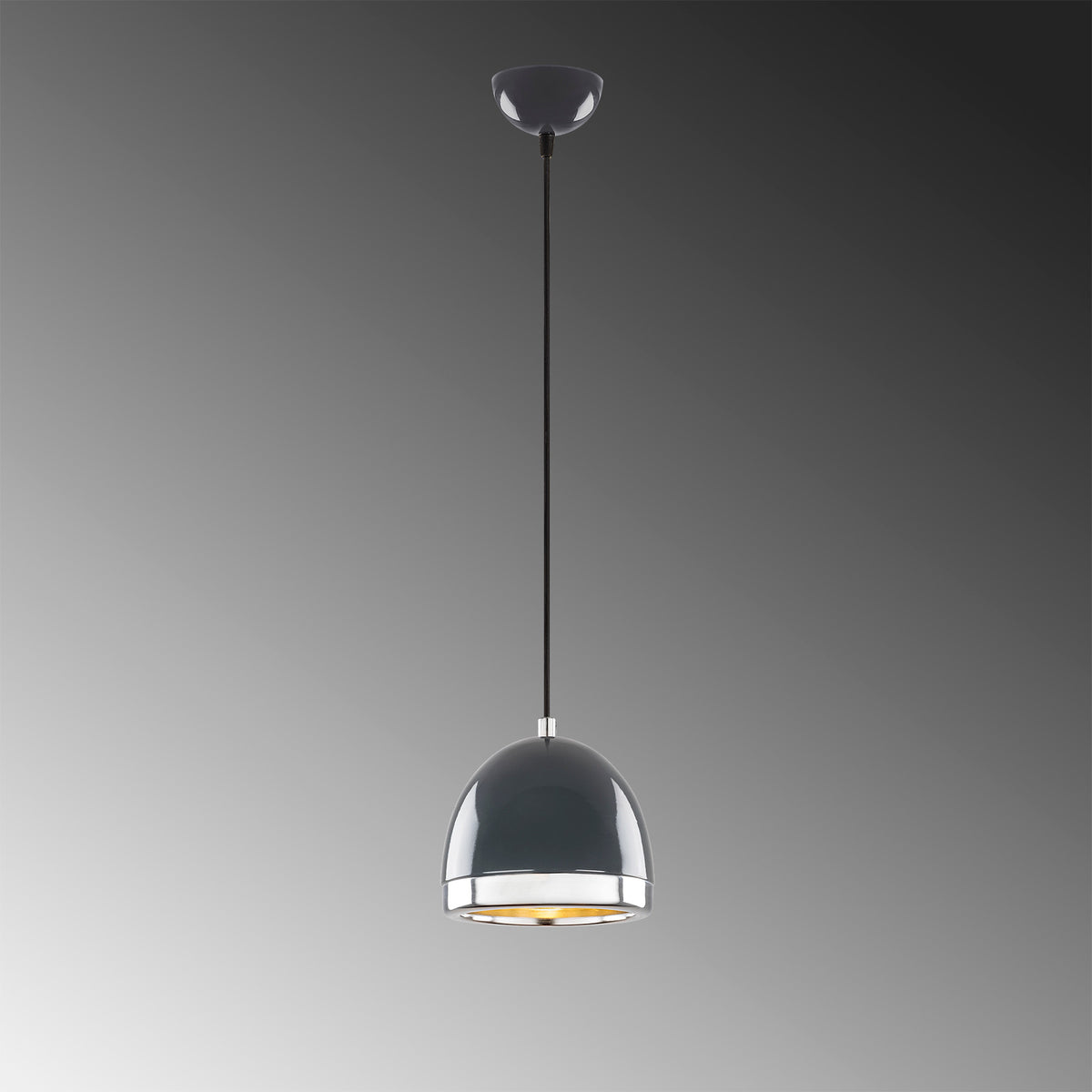 Mugo Pendellampe - Anthrazit Gold in Anthrazit Gold präsentiert im Onlineshop von KAQTU Design AG. Pendelleuchte ist von Opviq