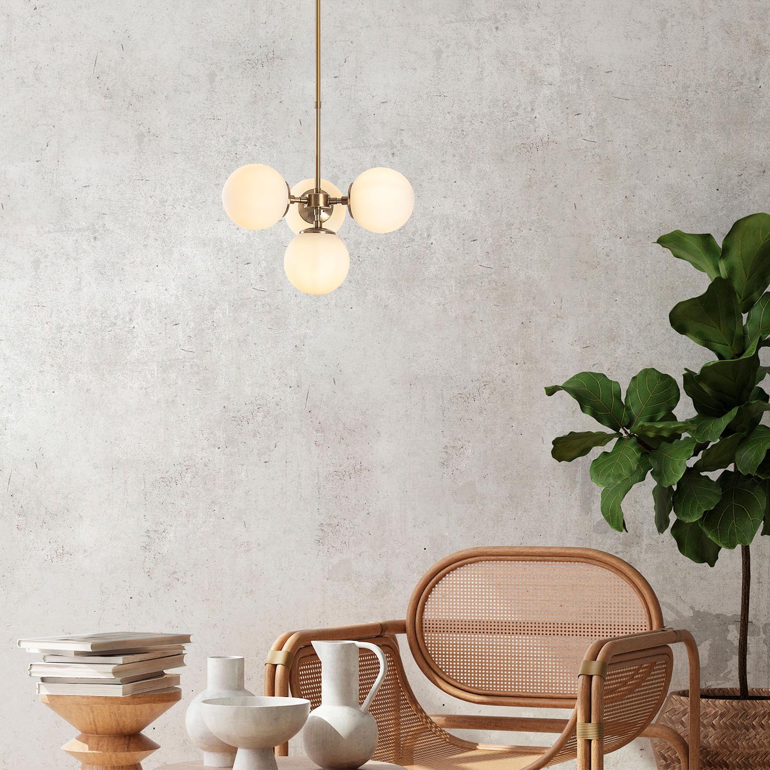 Stilvolle Akkas Pendelleuchte von Opviq im Vintage-Design. Setzen Sie Akzente in Ihrem Zuhause mit diesem eleganten Kronleuchter.