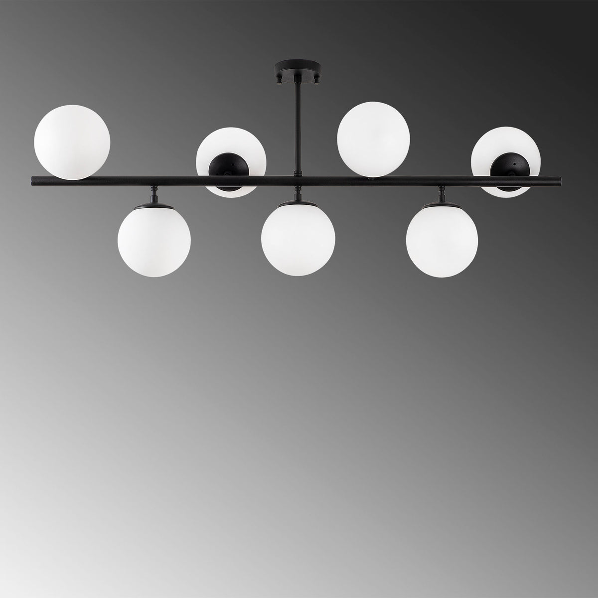 Fazli Deckenlampe - Schwarz in Schwarz präsentiert im Onlineshop von KAQTU Design AG. Deckenleuchte ist von Opviq