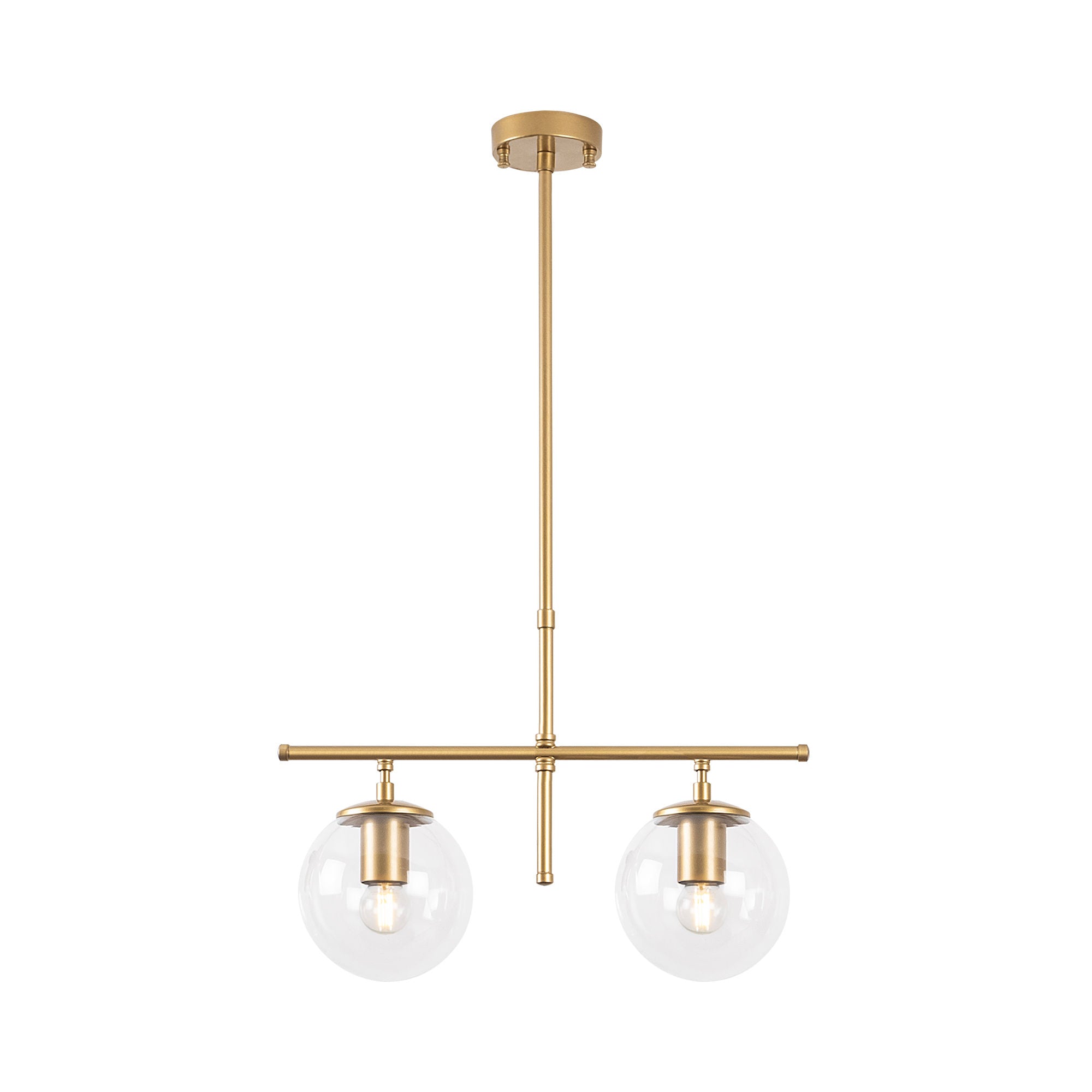 Roe - 10760 in Glänzendes Gold präsentiert im Onlineshop von KAQTU Design AG. Pendelleuchte ist von Opviq