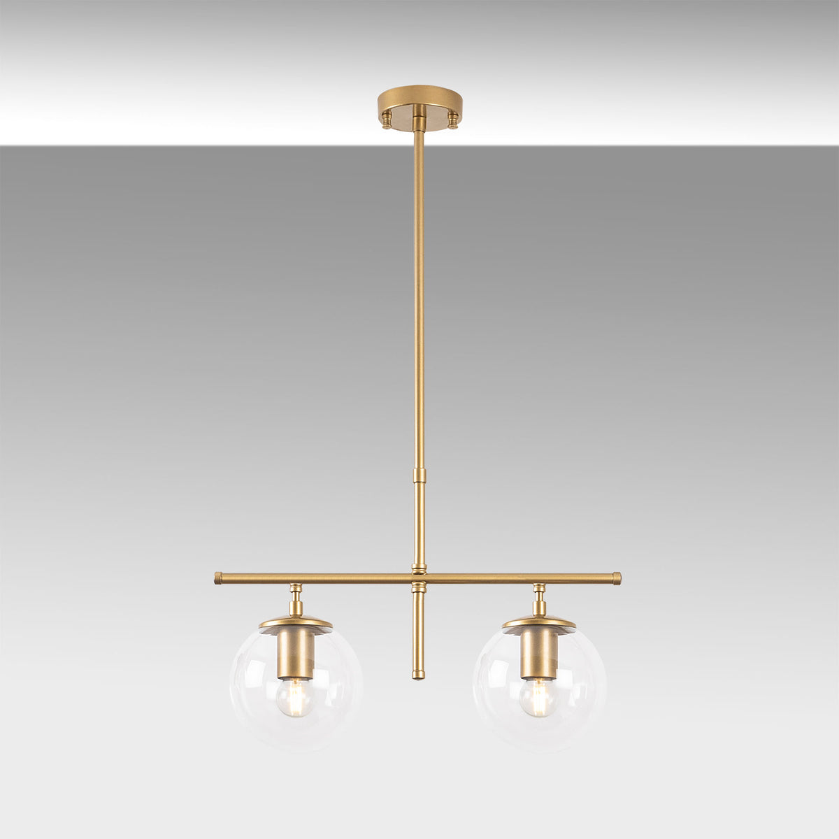 Roe Pendellampe - Glänzendes Gold in Glänzendes Gold präsentiert im Onlineshop von KAQTU Design AG. Pendelleuchte ist von Opviq