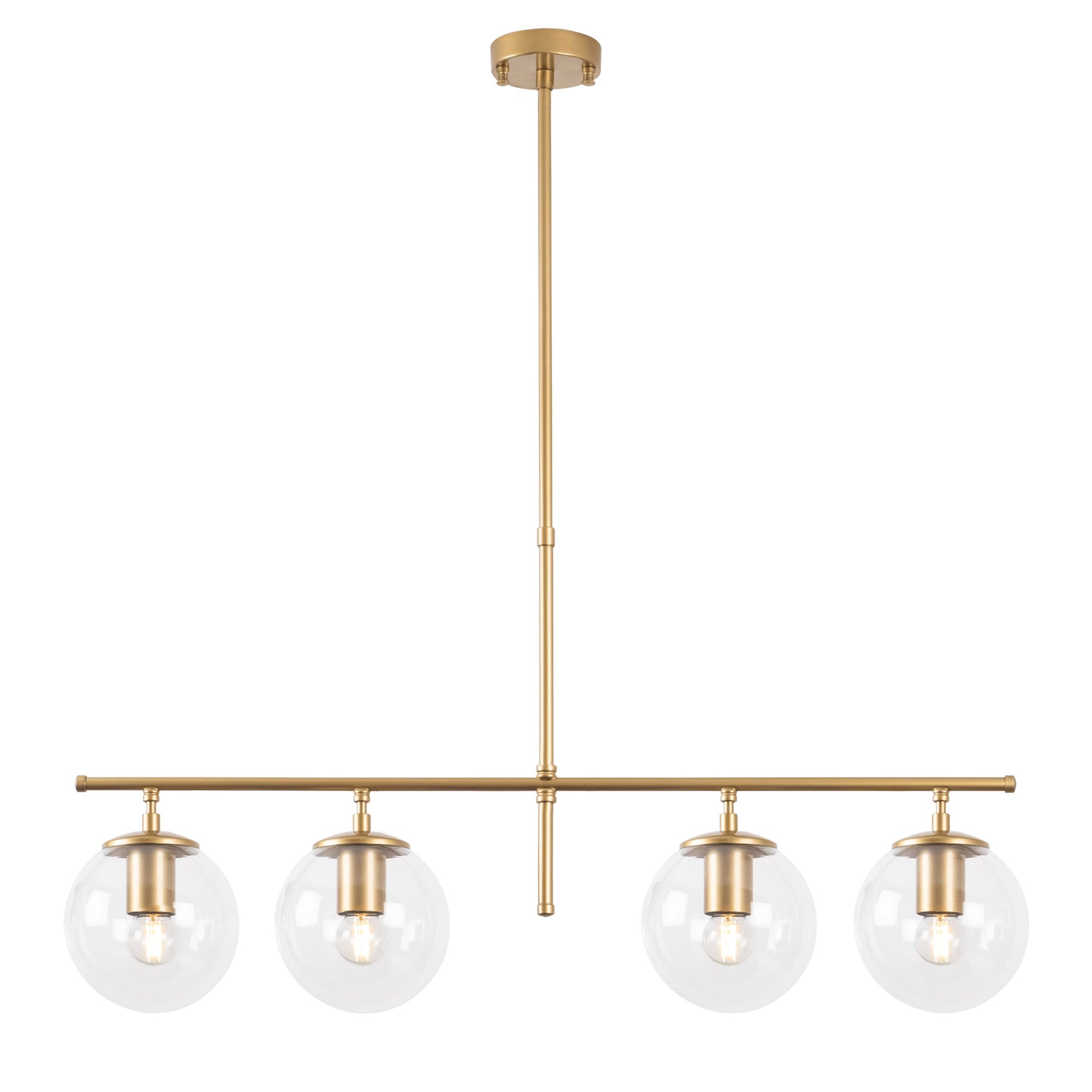 Roe - 10785 in Glänzendes Gold präsentiert im Onlineshop von KAQTU Design AG. Pendelleuchte ist von Opviq