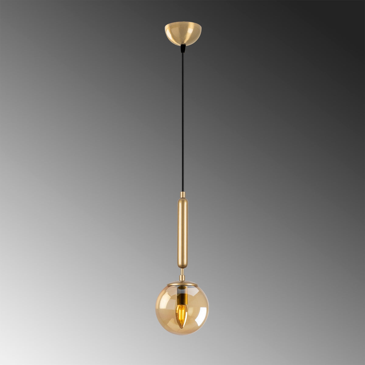 King Pendellampe - Gold in Gold präsentiert im Onlineshop von KAQTU Design AG. Pendelleuchte ist von Opviq